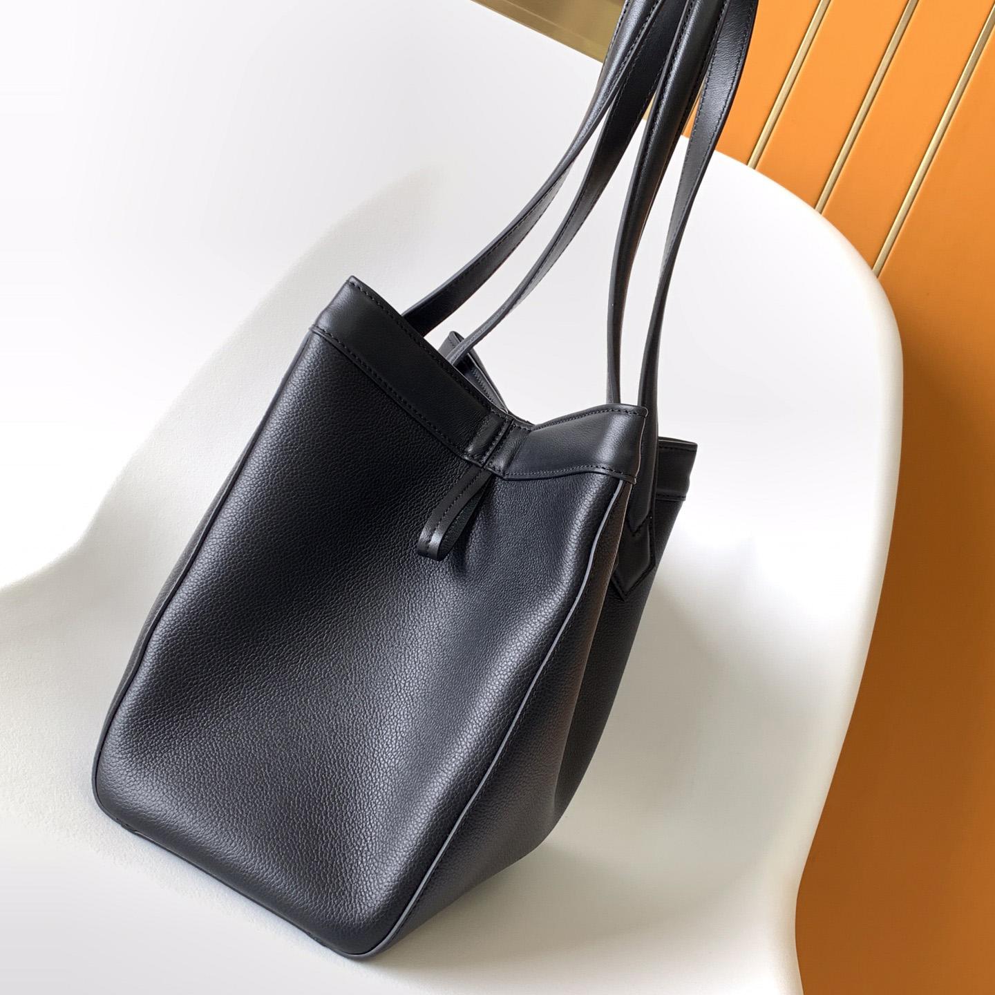 Fendi Origami Medium Black Leather Bag  - DesignerGu