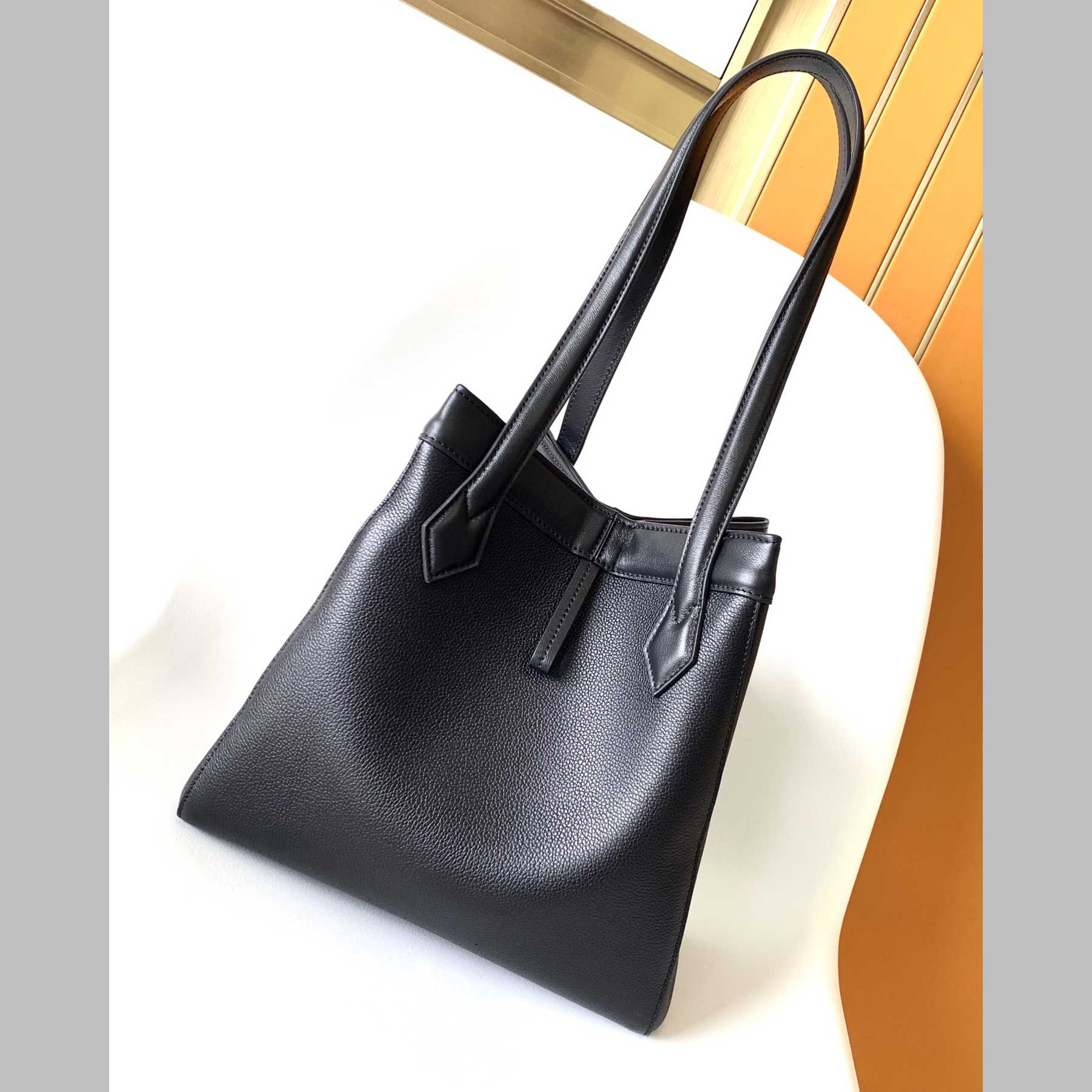Fendi Origami Medium Black Leather Bag  - DesignerGu