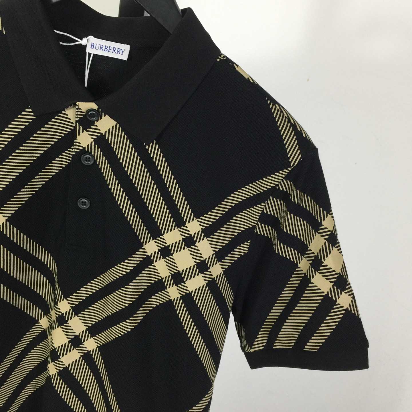 Cotton Check Polo Shirt - DesignerGu