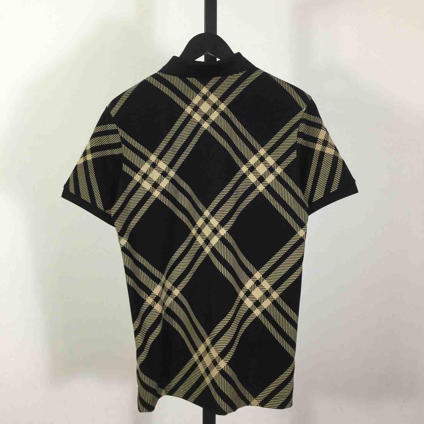 Cotton Check Polo Shirt - DesignerGu