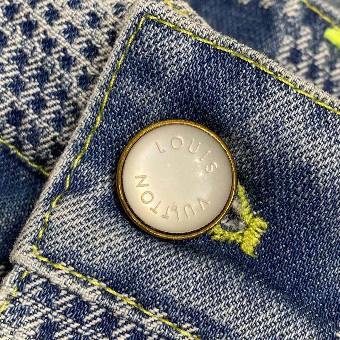 Louis Vuitton Damier Denim Short - DesignerGu