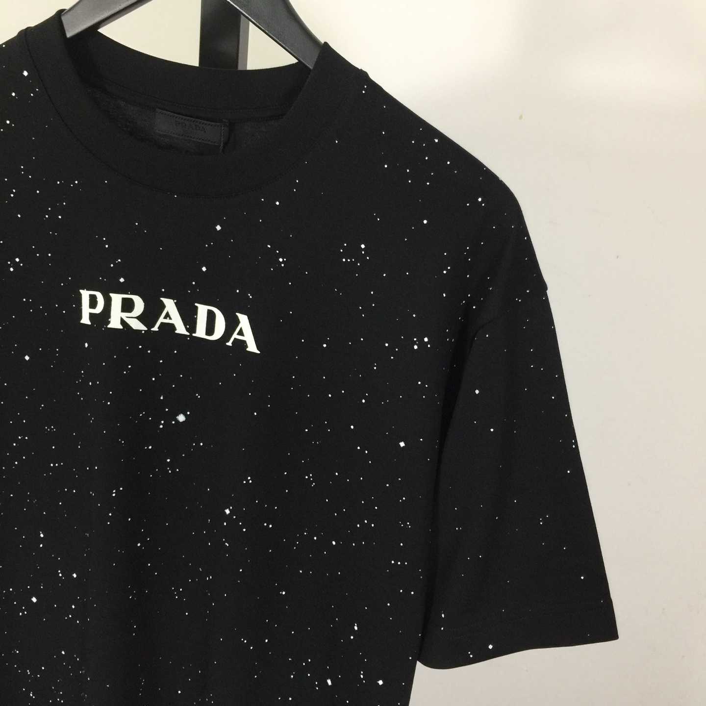 Prada Logo Cotton T-shirt - DesignerGu
