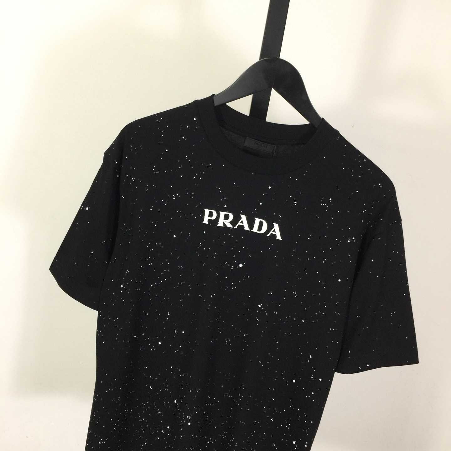 Prada Logo Cotton T-shirt - DesignerGu