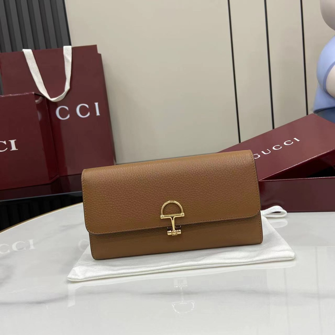 Gucci Softbit Continental Wallet - DesignerGu