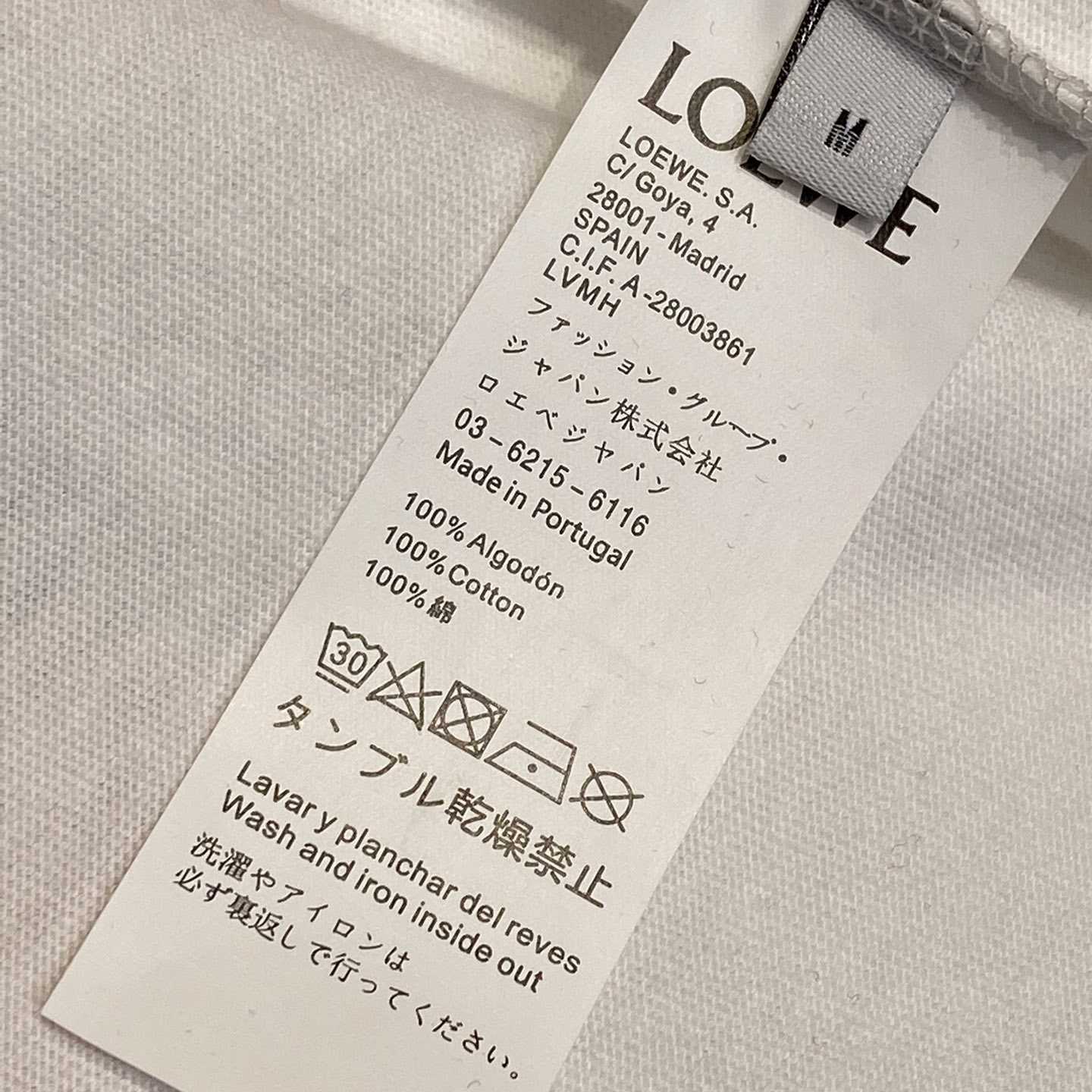 Loewe Loose Fit T-shirt In Cotton - DesignerGu