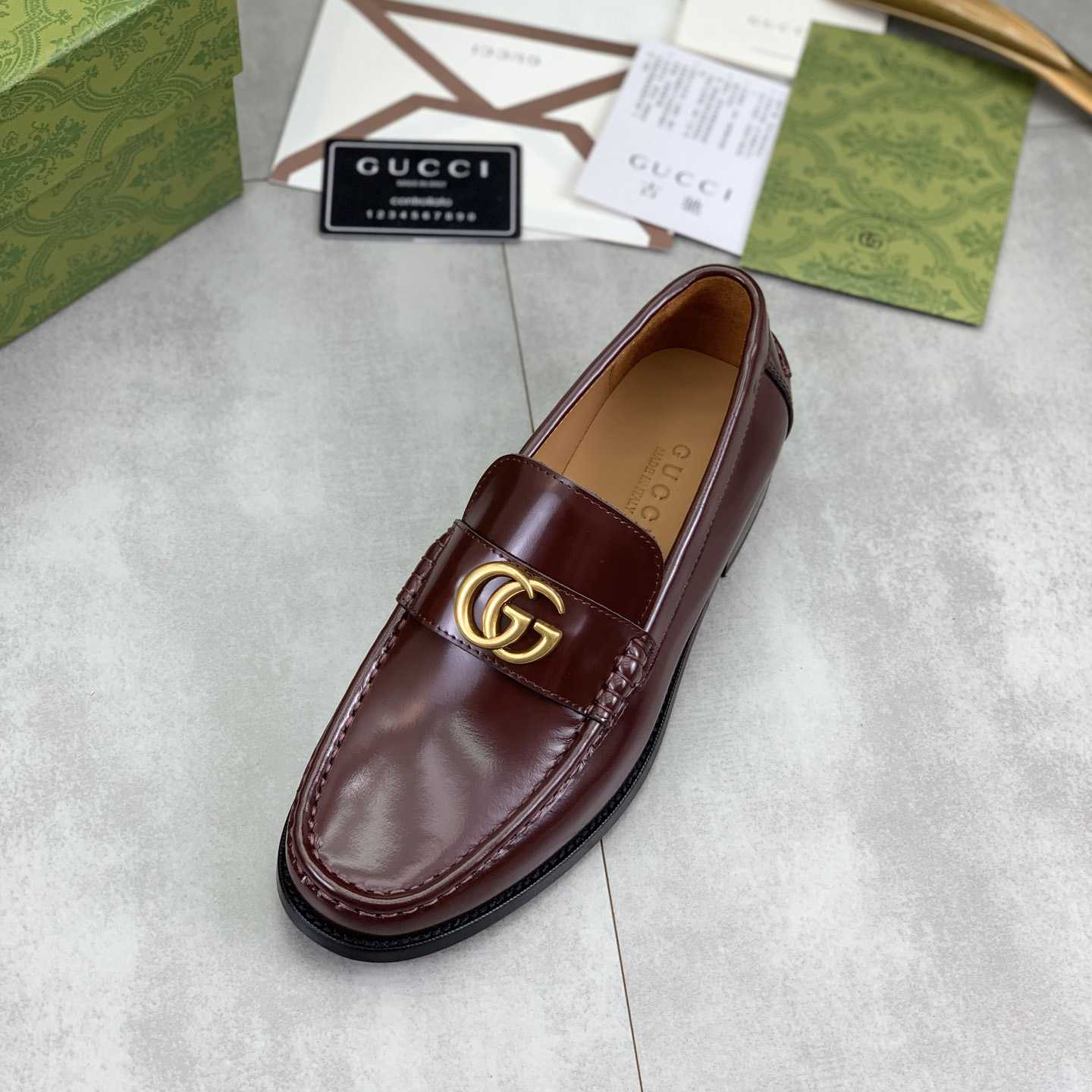 Gucci Loafer With Double G - DesignerGu