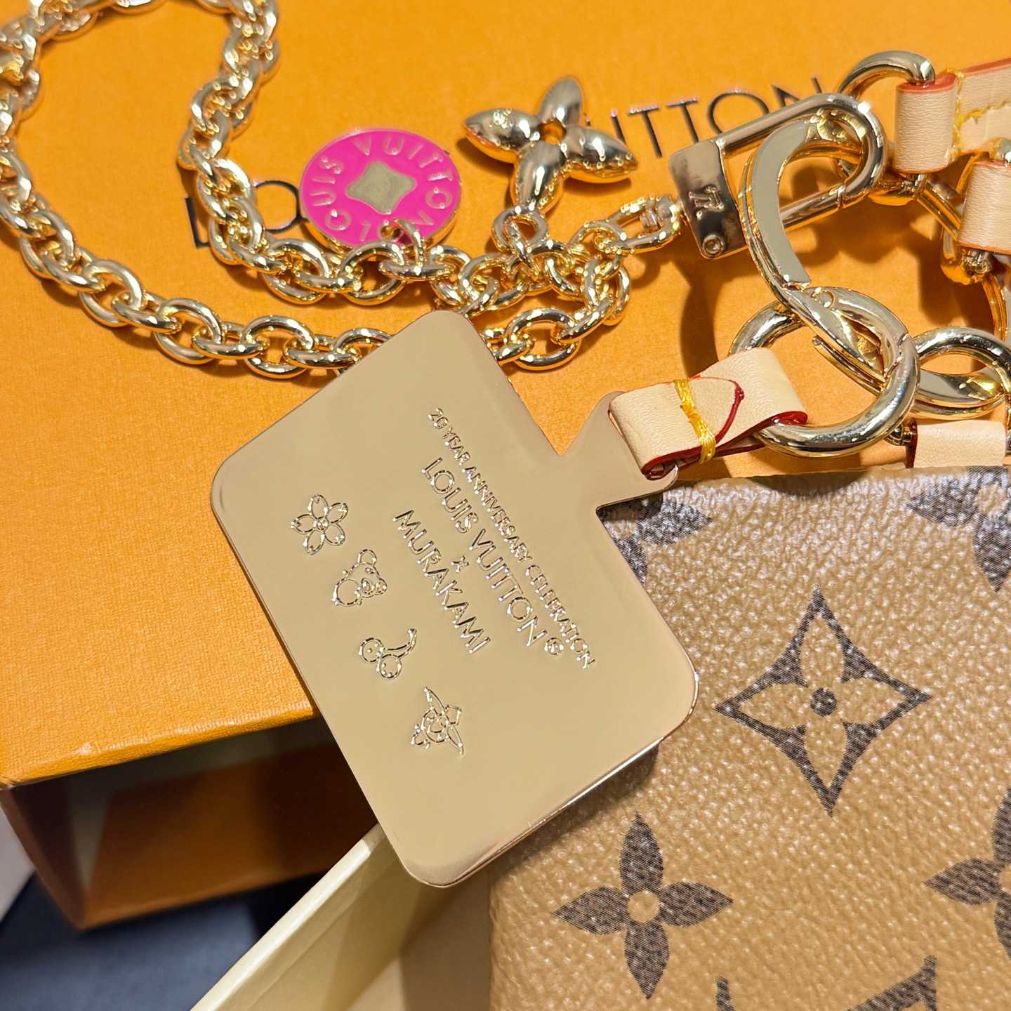 Louis Vuitton Monogram Phone Holder   - DesignerGu