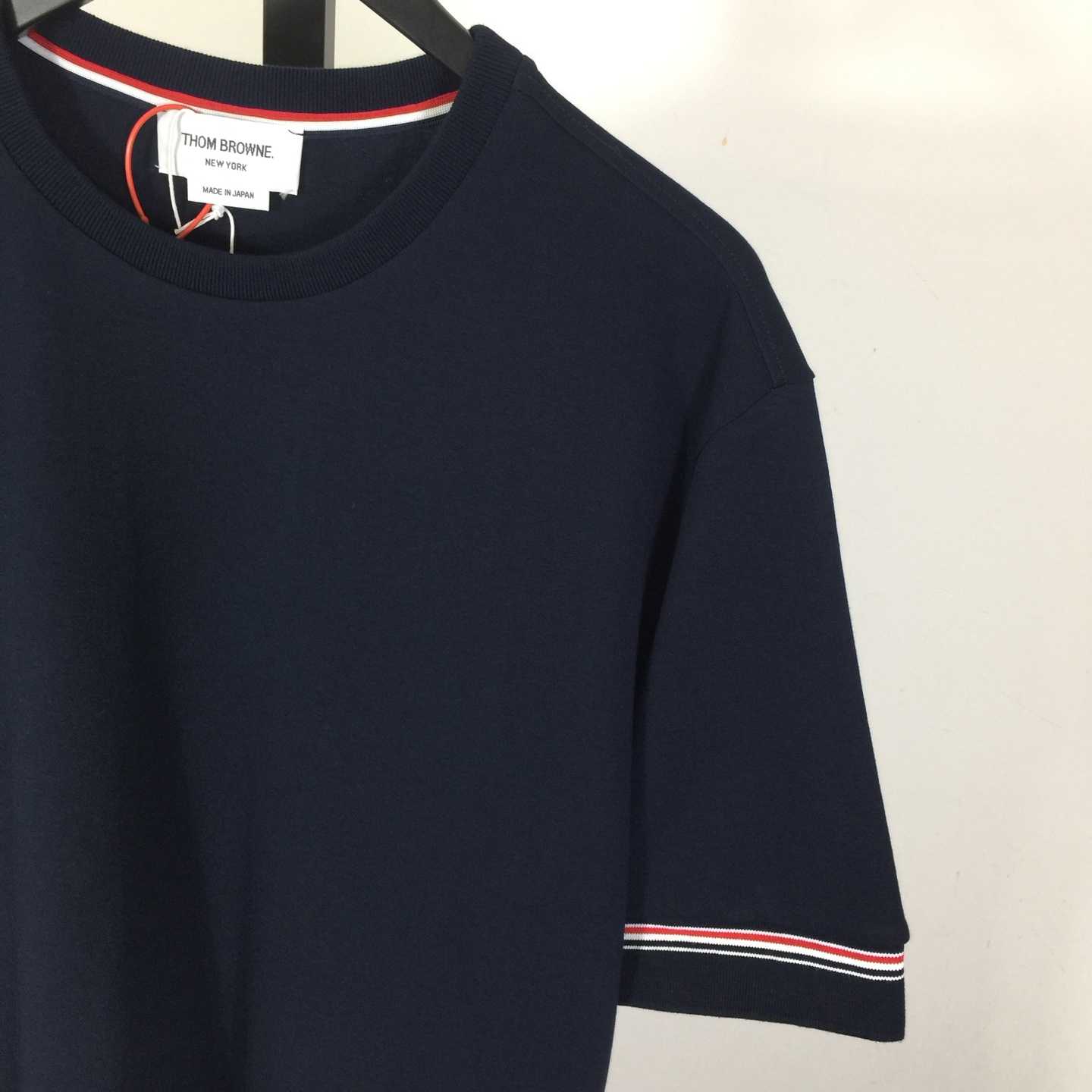 Thom Browne Cotton Rugby Short Sleeve Tee - DesignerGu