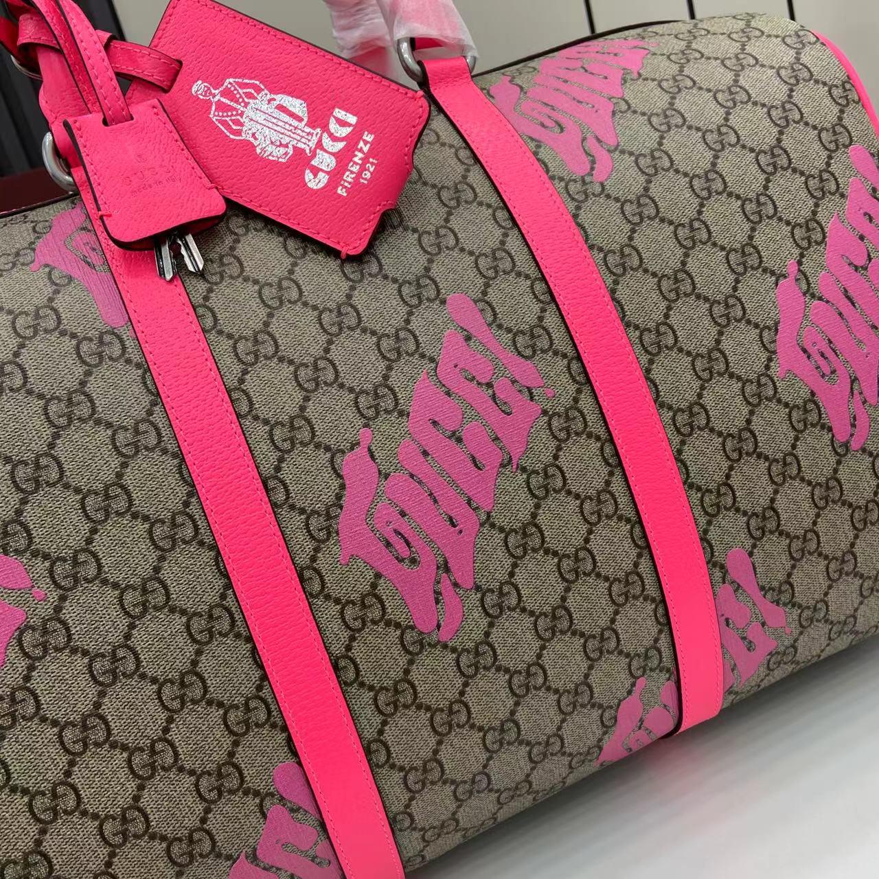 Gucci Medium Duffle Bag With Print - DesignerGu
