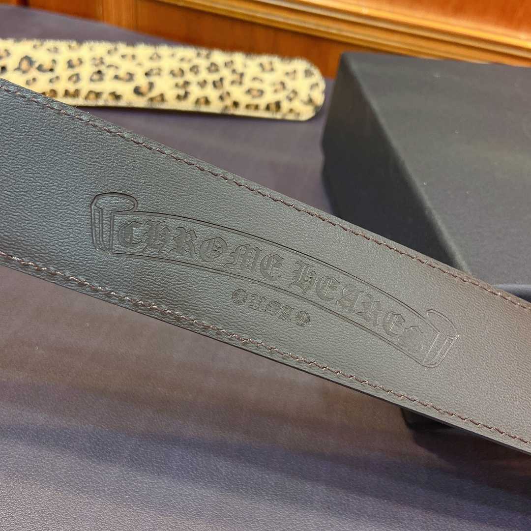 Chrome Hearts Leather Belt   - DesignerGu
