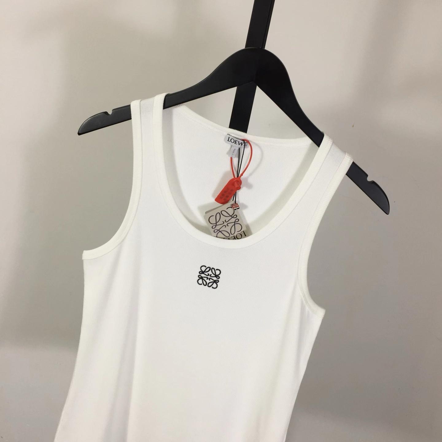 Loewe Anagram Tank Top In Cotton - DesignerGu