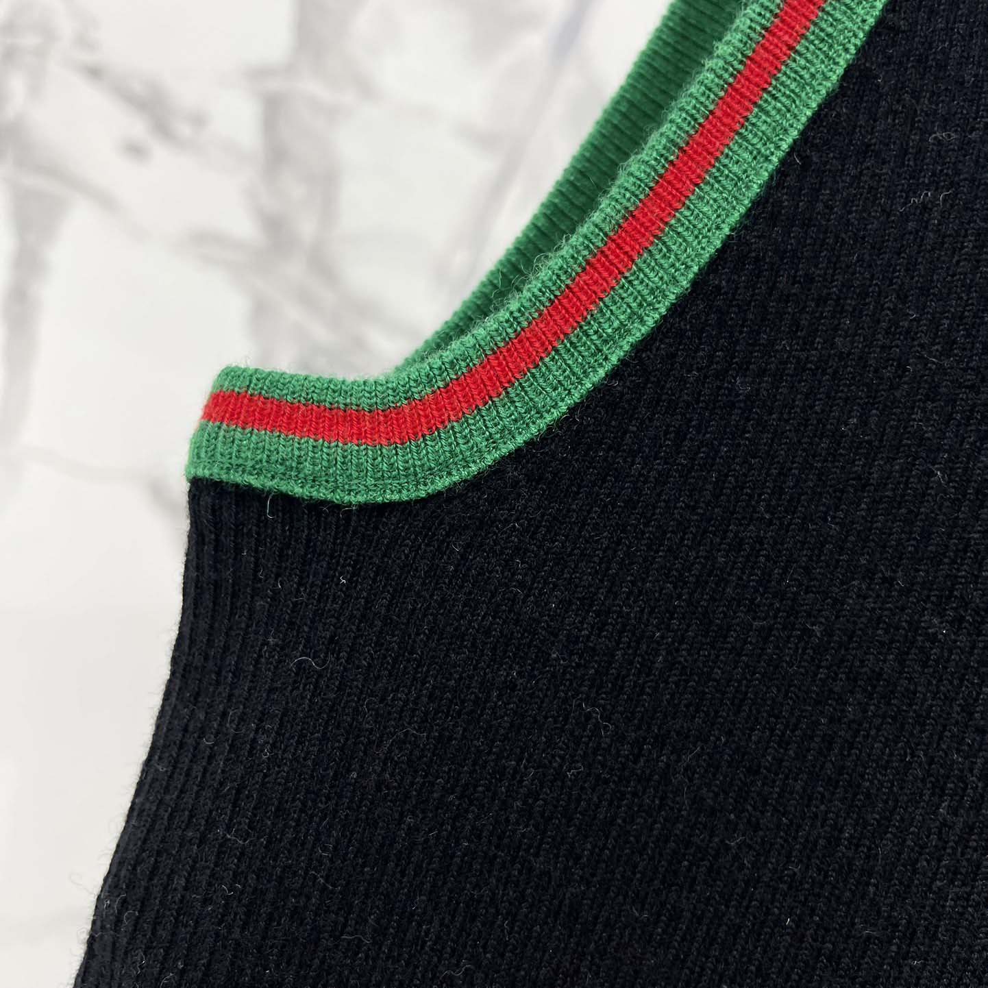 Gucci Cotton Rib Tank Top With Web - DesignerGu