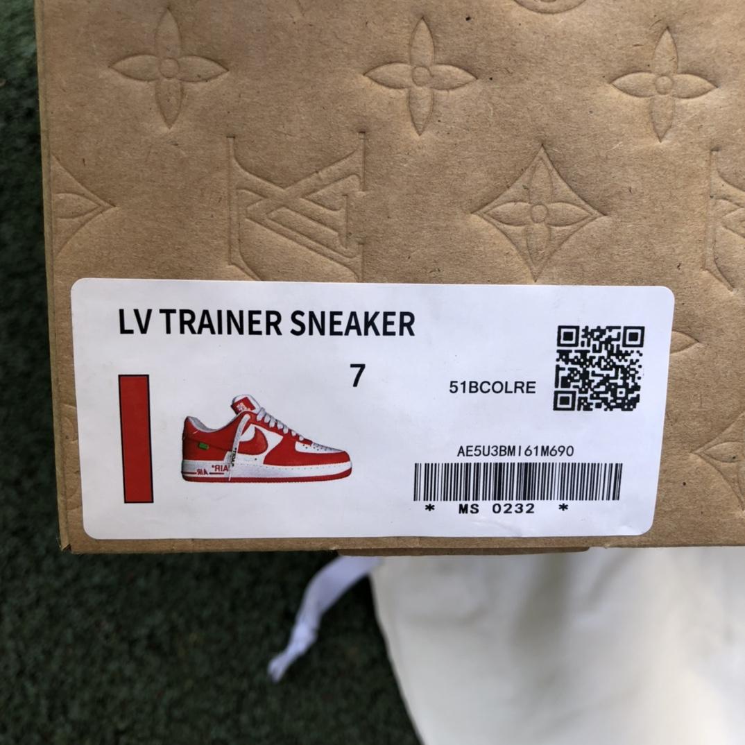 Louis Vuitton x Nike Air Force 1 Low Sneaker    - DesignerGu