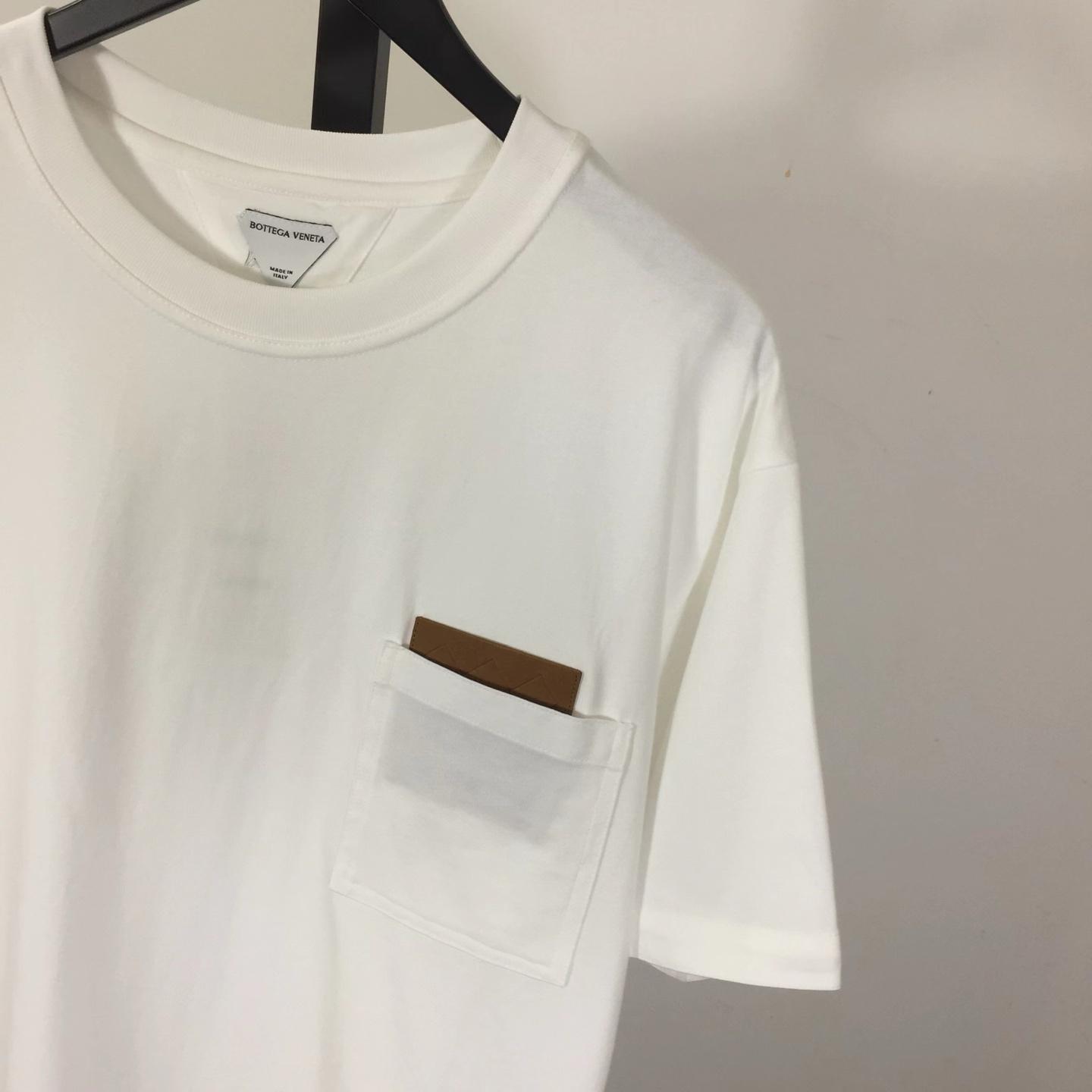 Bottega Veneta Pima Cotton Jersey T-Shirt   - DesignerGu