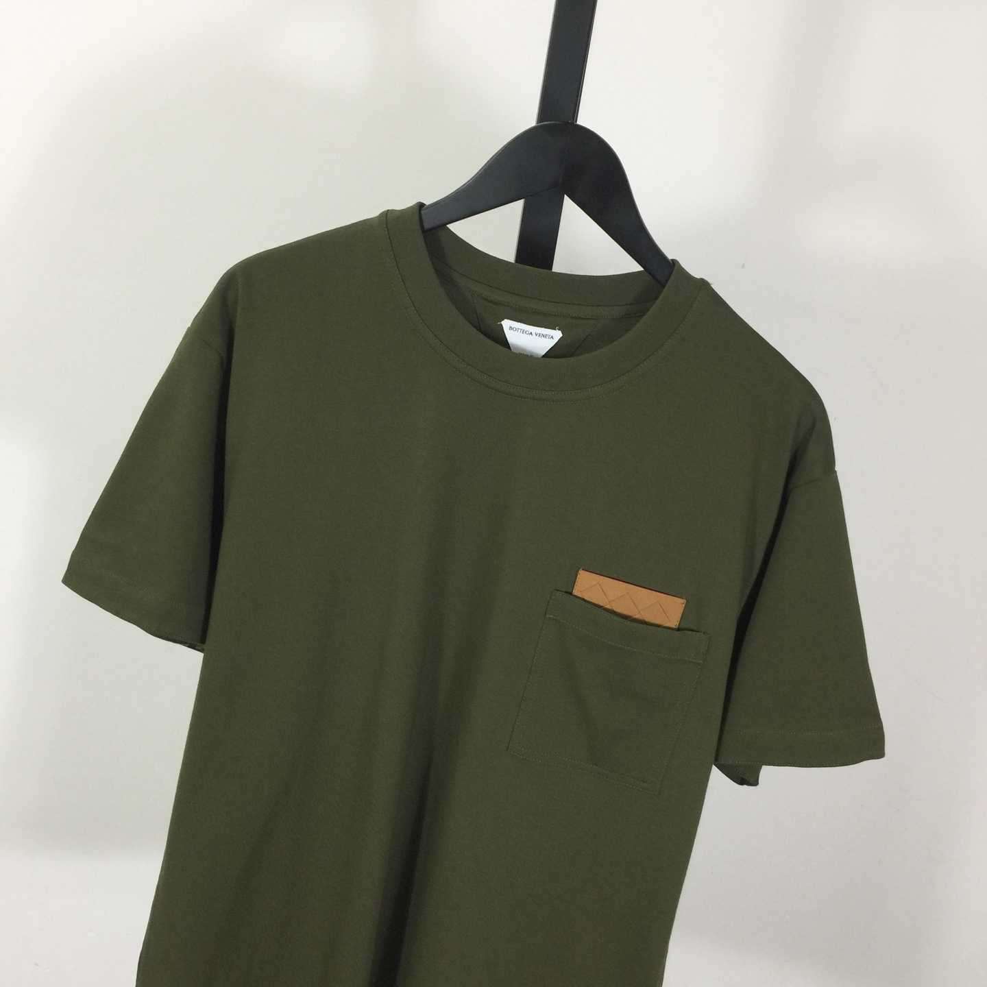 Bottega Veneta Pima Cotton Jersey T-Shirt   - DesignerGu