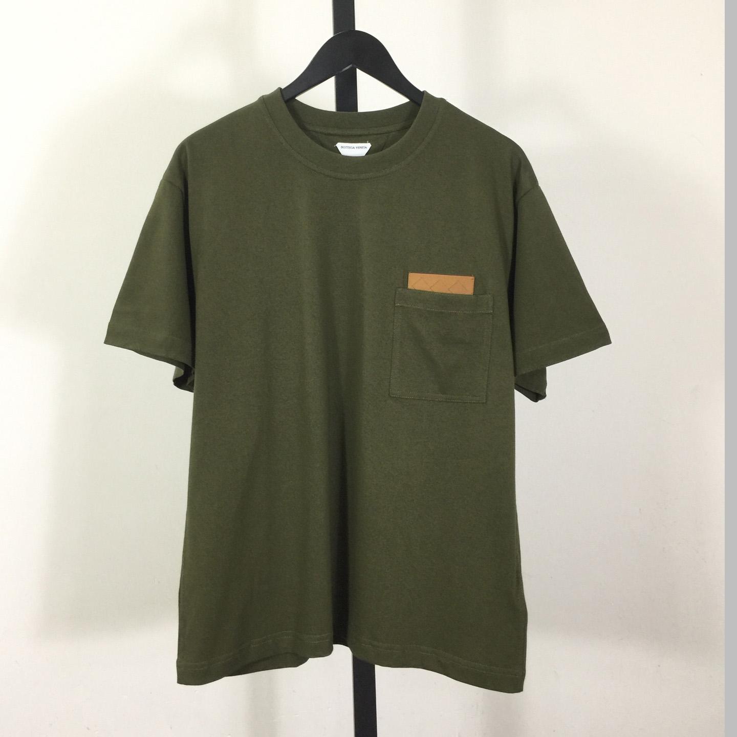 Bottega Veneta Pima Cotton Jersey T-Shirt   - DesignerGu
