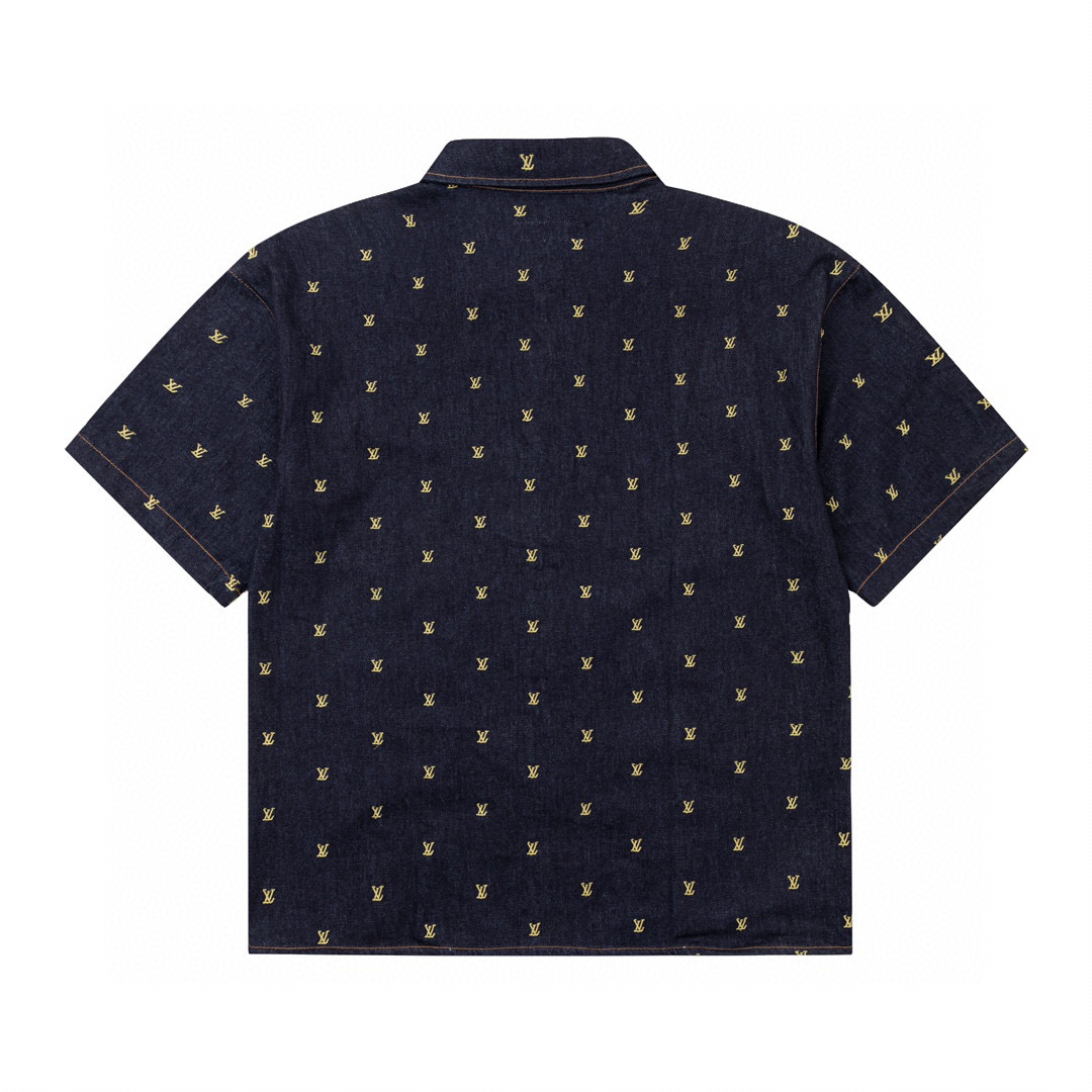 Louis Vuitton Denim Shirts  yf1210  (50% Off Sale) - DesignerGu