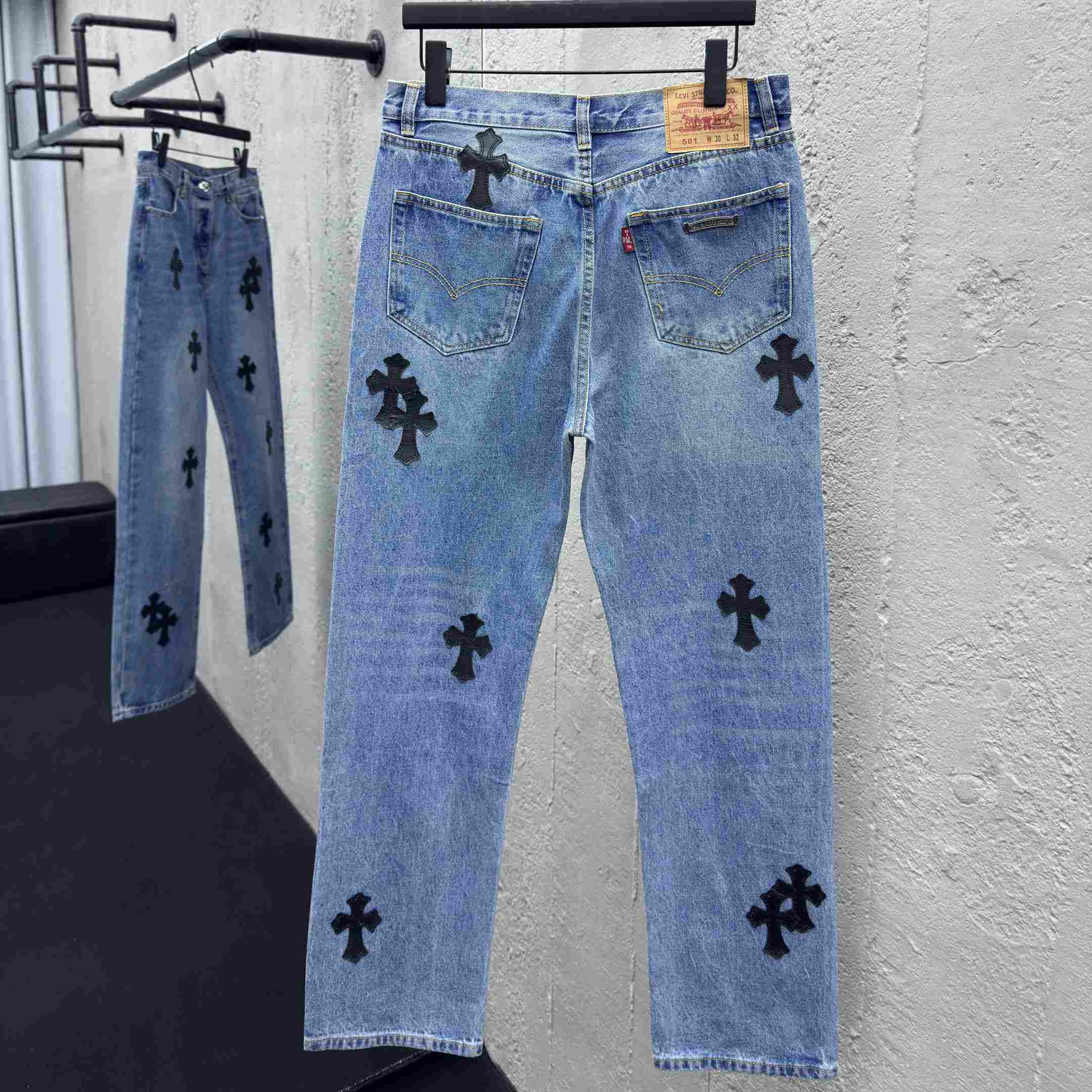 Chrome Hearts Jeans - DesignerGu