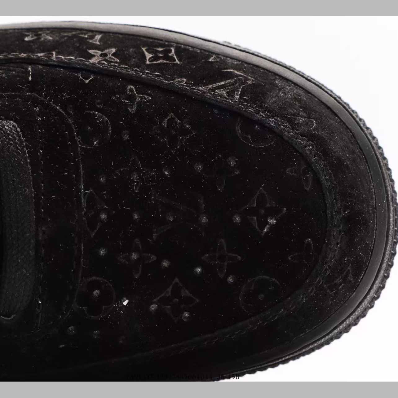 Nike x Louis Vuitton Air Force 1 Low 'Triple Black' - DesignerGu