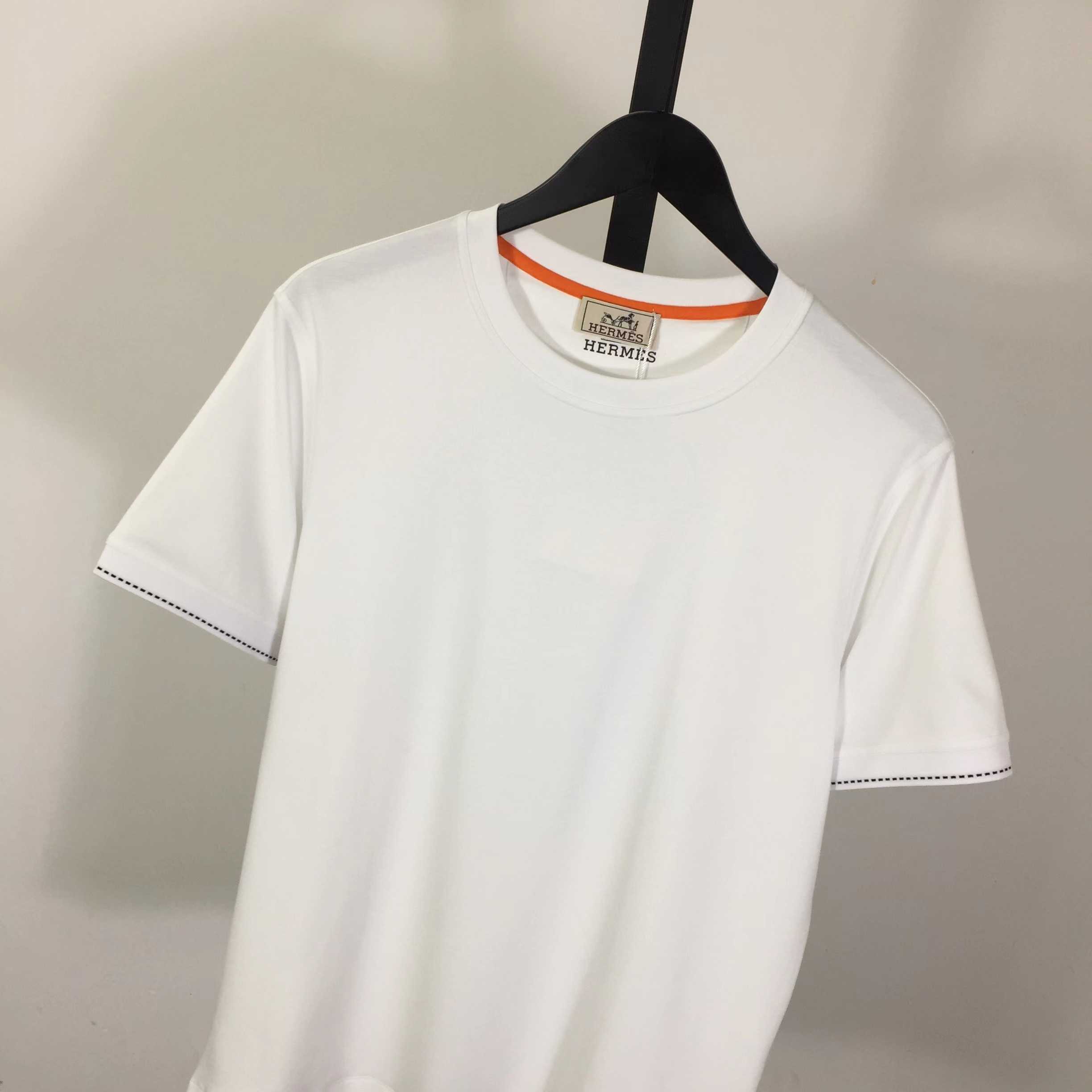 Hermes Cotton T-Shirt  - DesignerGu