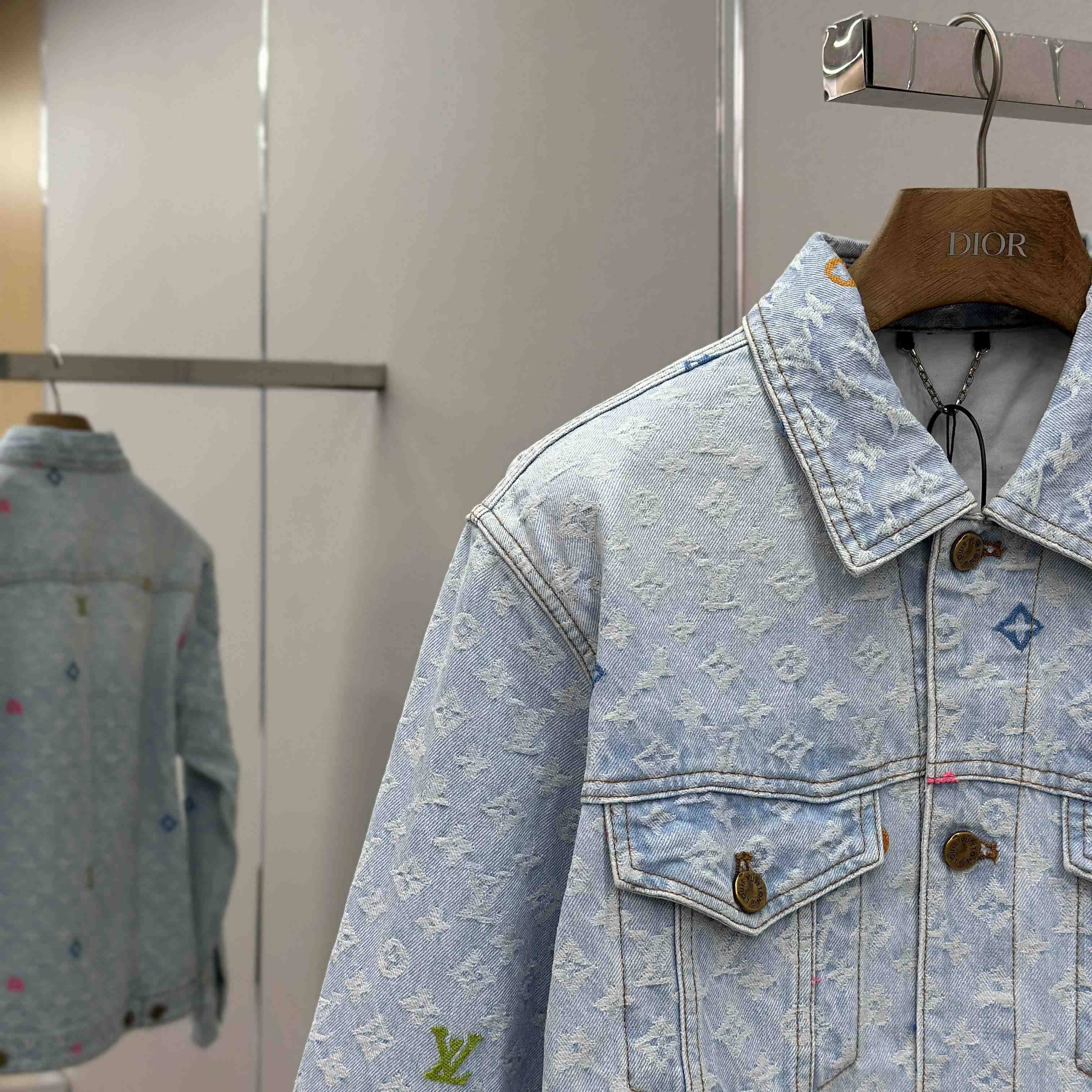 Louis Vuitton Monogram Denim Jacket - DesignerGu