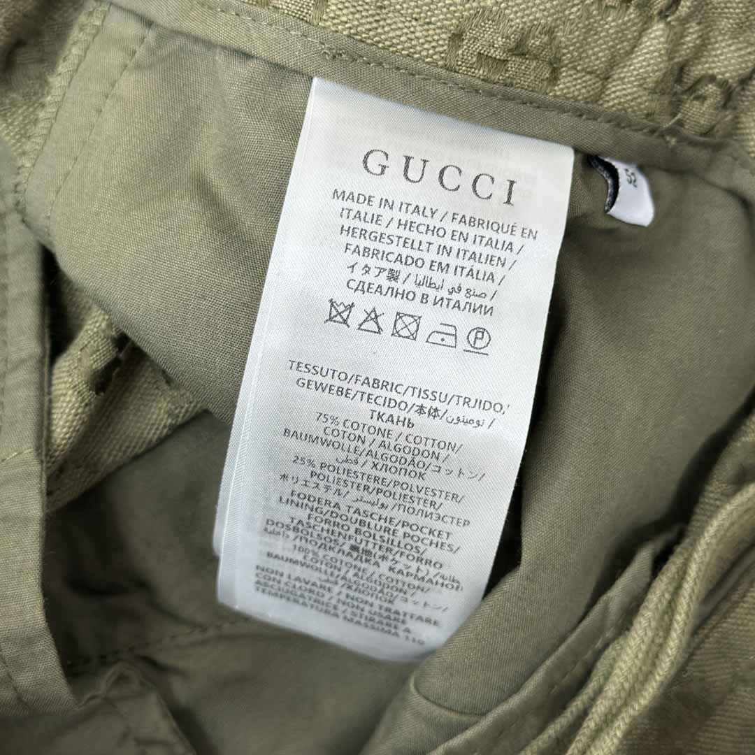 Gucci Cotton Pants - DesignerGu