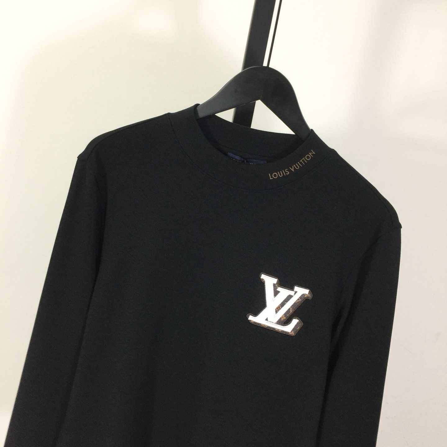 Louis Vuitton Embossed LV Long-Sleeved T-Shirt - DesignerGu