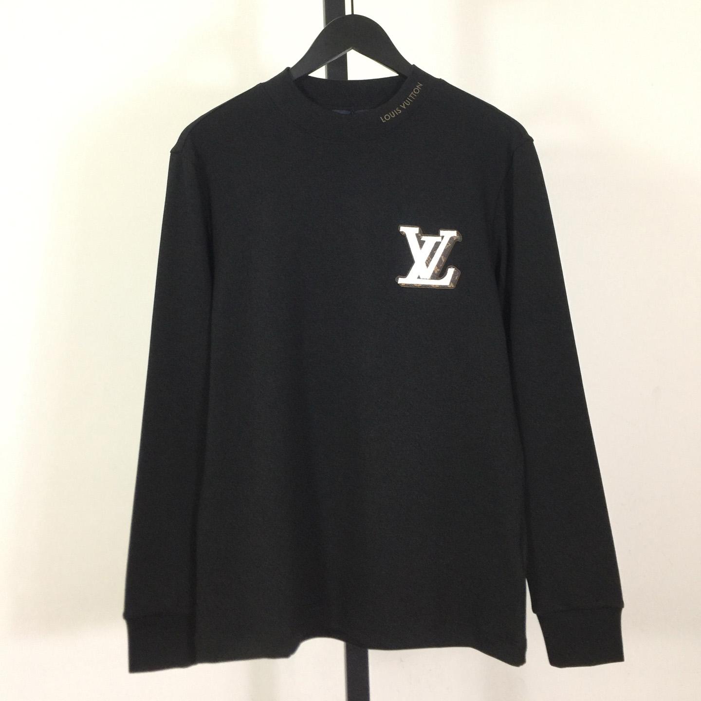Louis Vuitton Embossed LV Long-Sleeved T-Shirt - DesignerGu