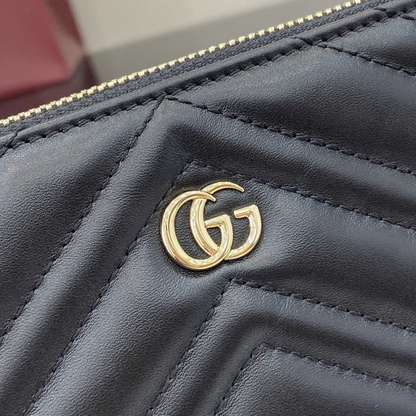 Gucci GG Marmont Pochette With Chain - DesignerGu