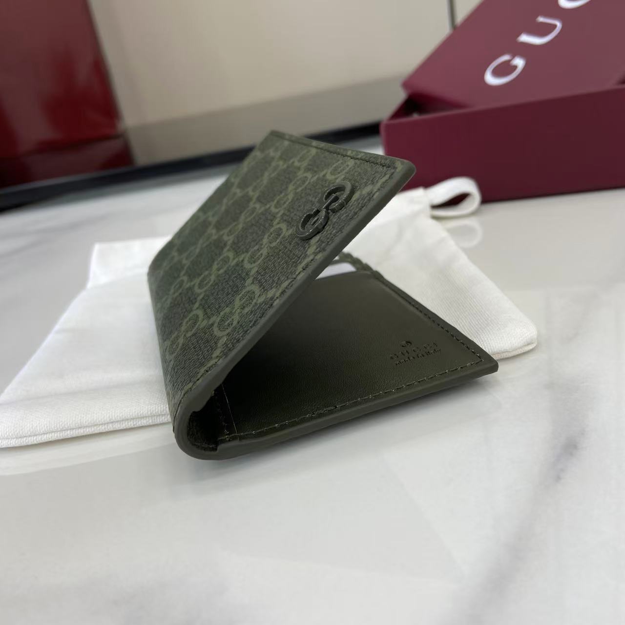 Gucci GG Monogram Long Card Case - DesignerGu