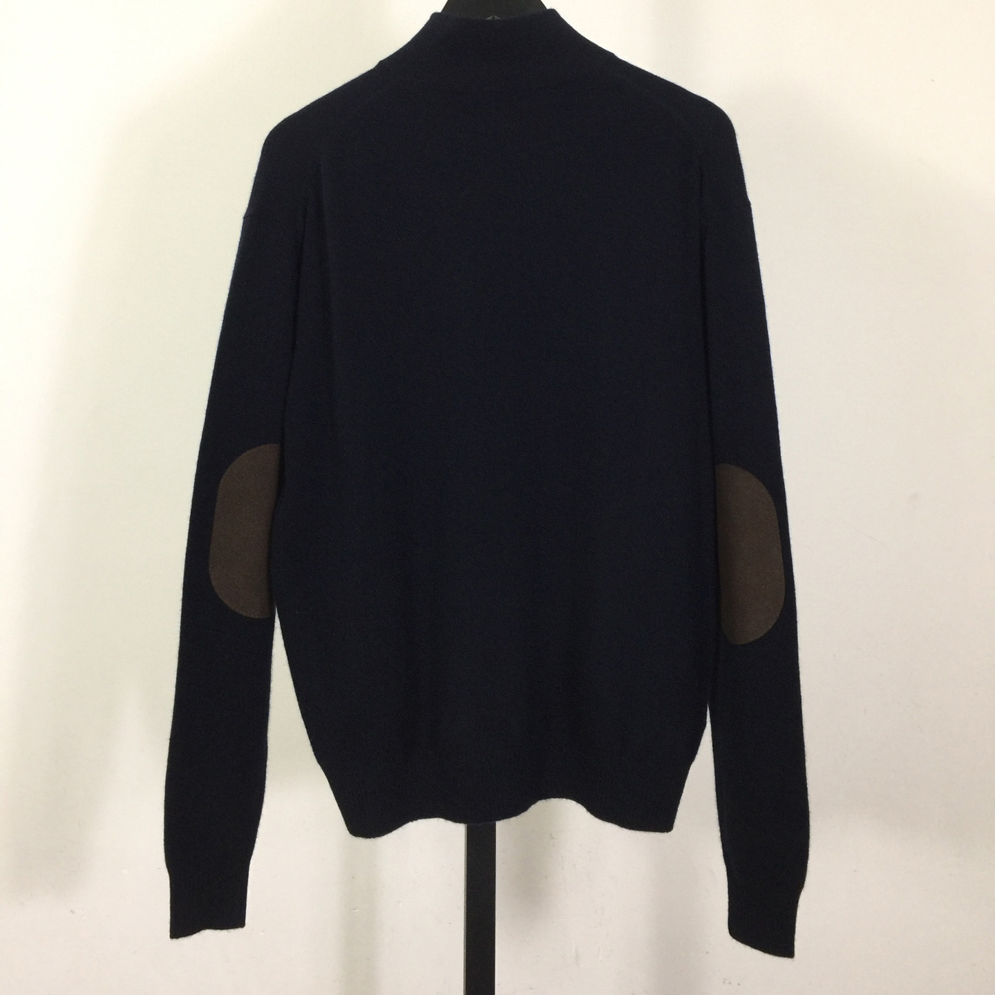 Miu Miu Cashmere And Leather Zipper Sweater - DesignerGu