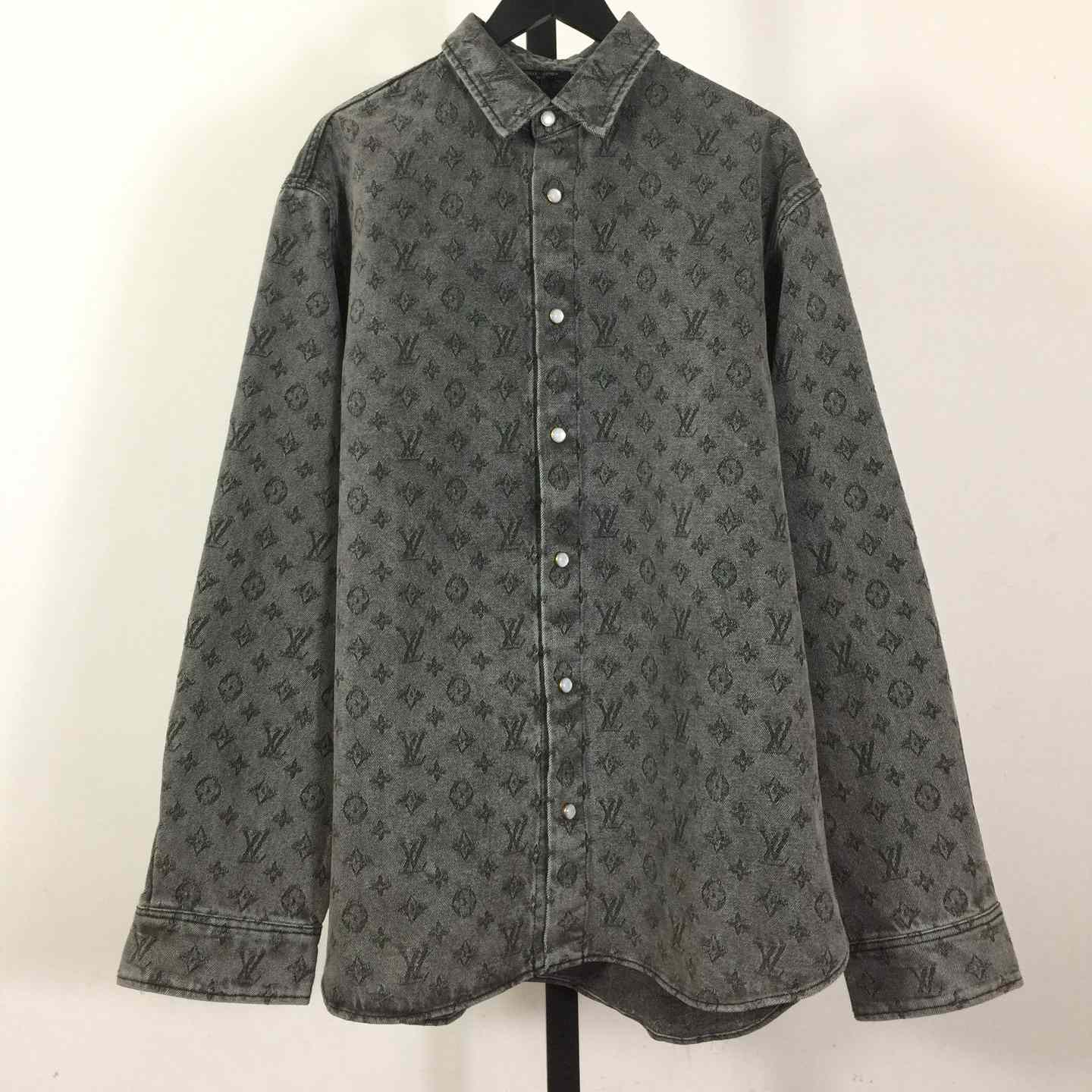 Louis Vuitton Monogram Denim Shirt    - DesignerGu