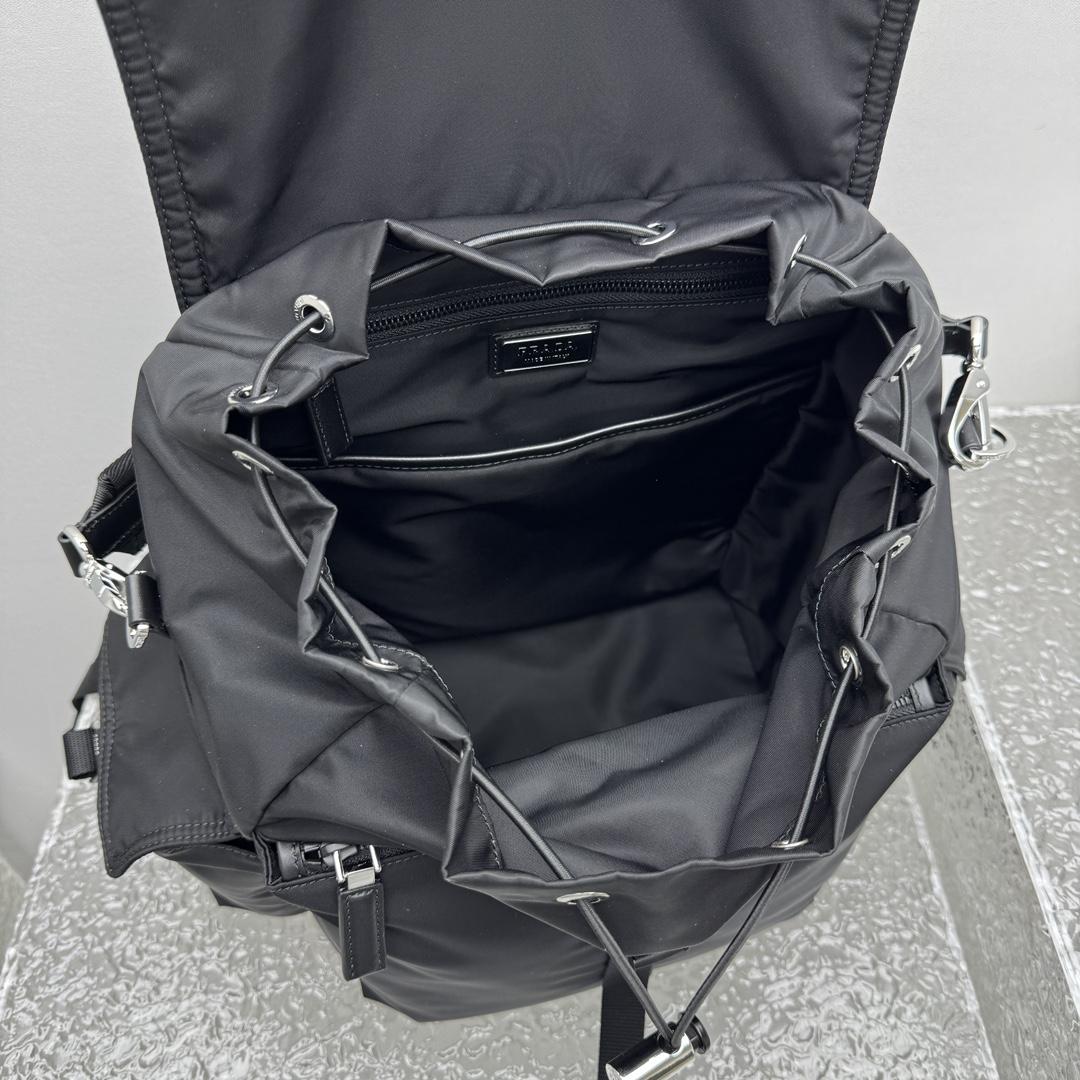 Prada Explore Re-Nylon And Leather Backpack - DesignerGu