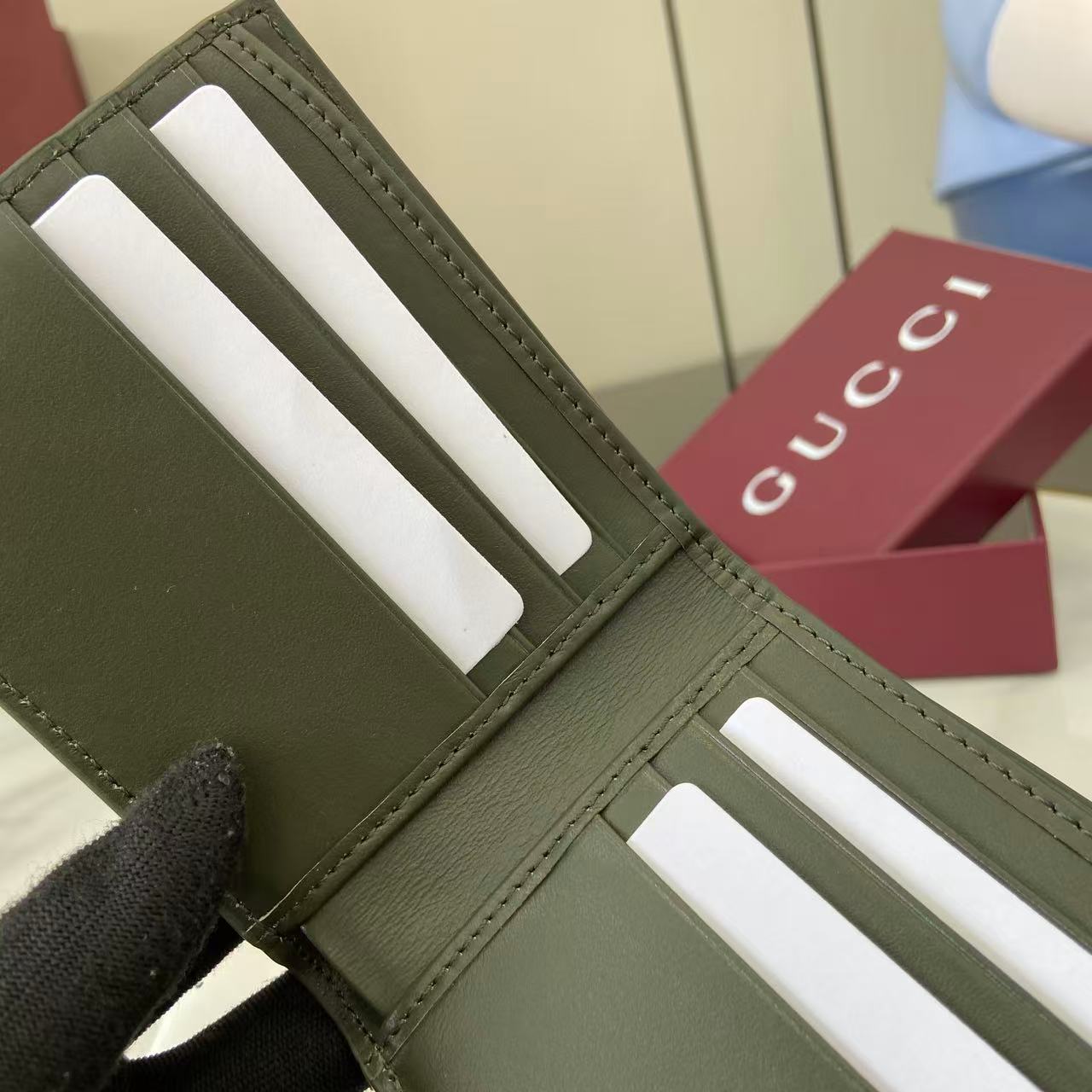 Gucci GG Monogram Bi-fold Wallet - DesignerGu