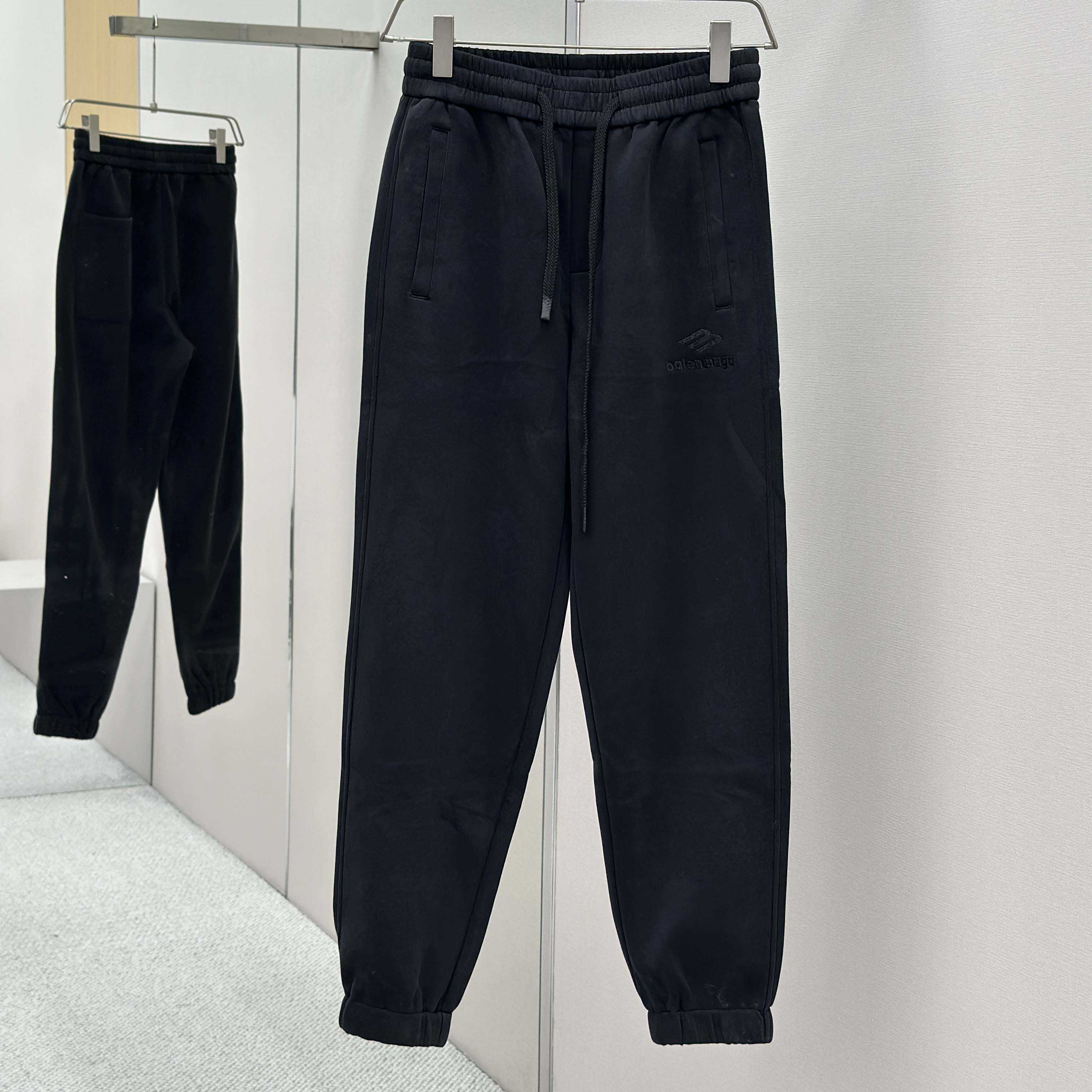 Balenciaga Black Cotton Pants - DesignerGu