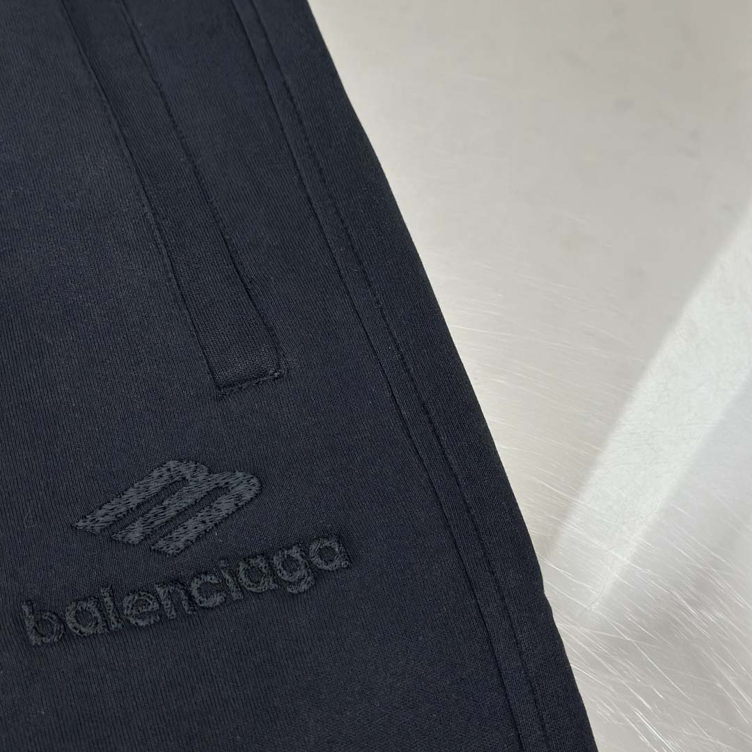 Balenciaga Black Cotton Pants - DesignerGu