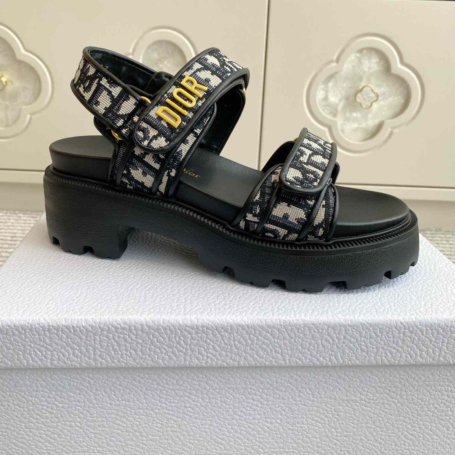 Dior Dioract Platform Sandal   - DesignerGu