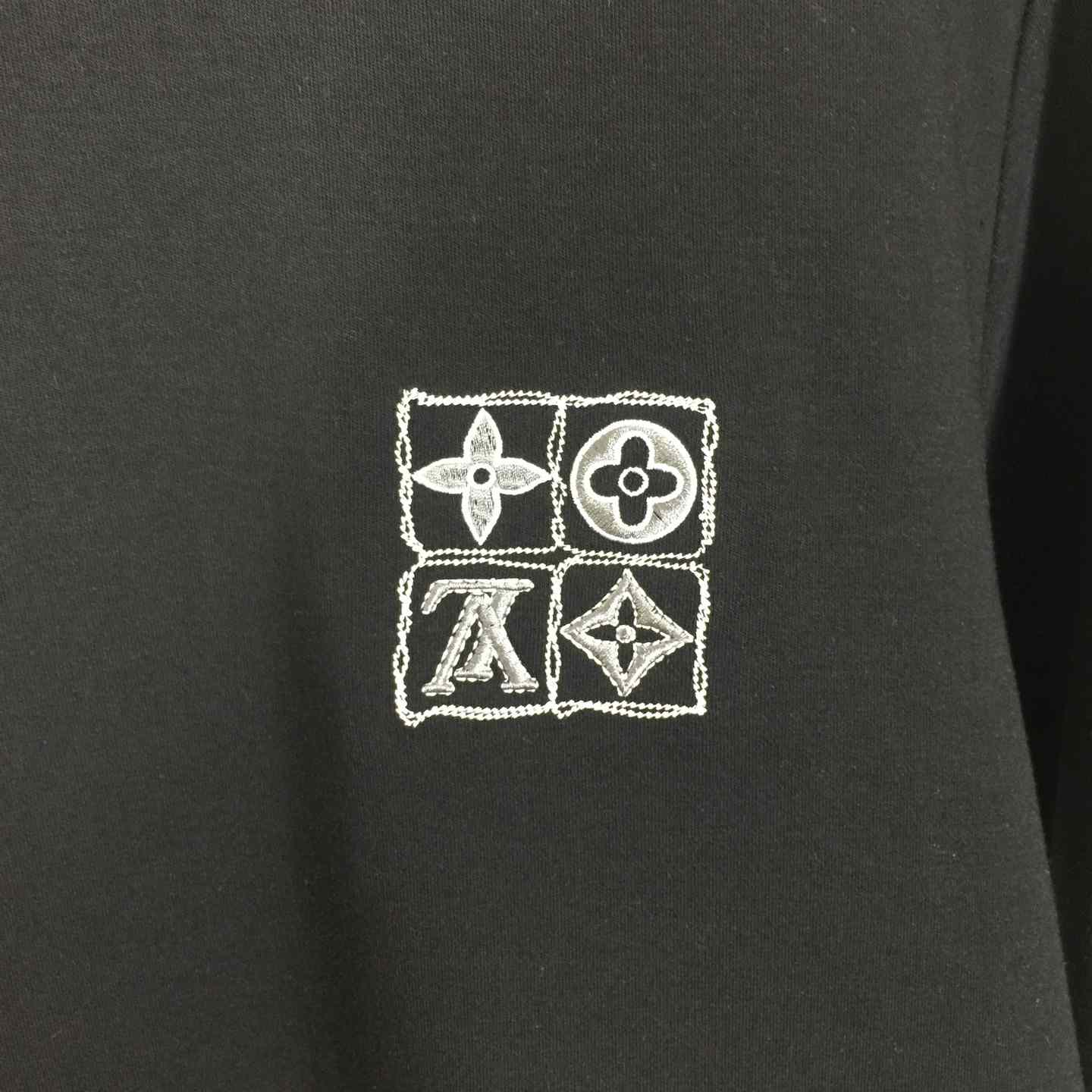 Louis Vuitton Embossed LV Long-Sleeved T-Shirt - DesignerGu