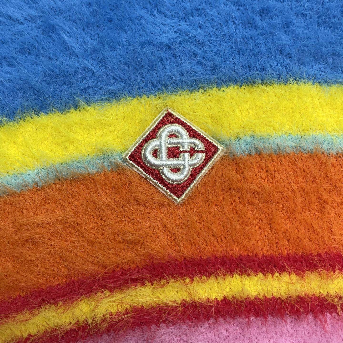 Casablanca Fluffy Oversized Hooded Sweatshirt   Z6021 - DesignerGu