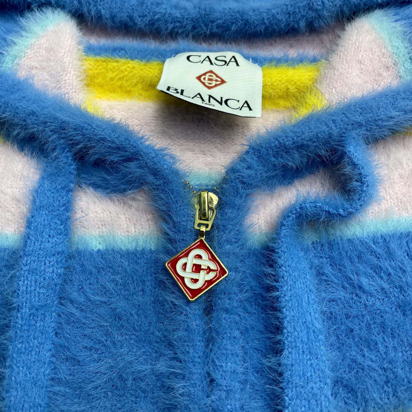 Casablanca Fluffy Oversized Hooded Sweatshirt   Z6021 - DesignerGu