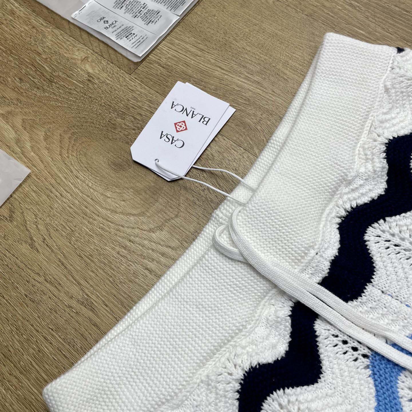 Casablanca Gradient Wave Crochet Shorts   D0108 - DesignerGu