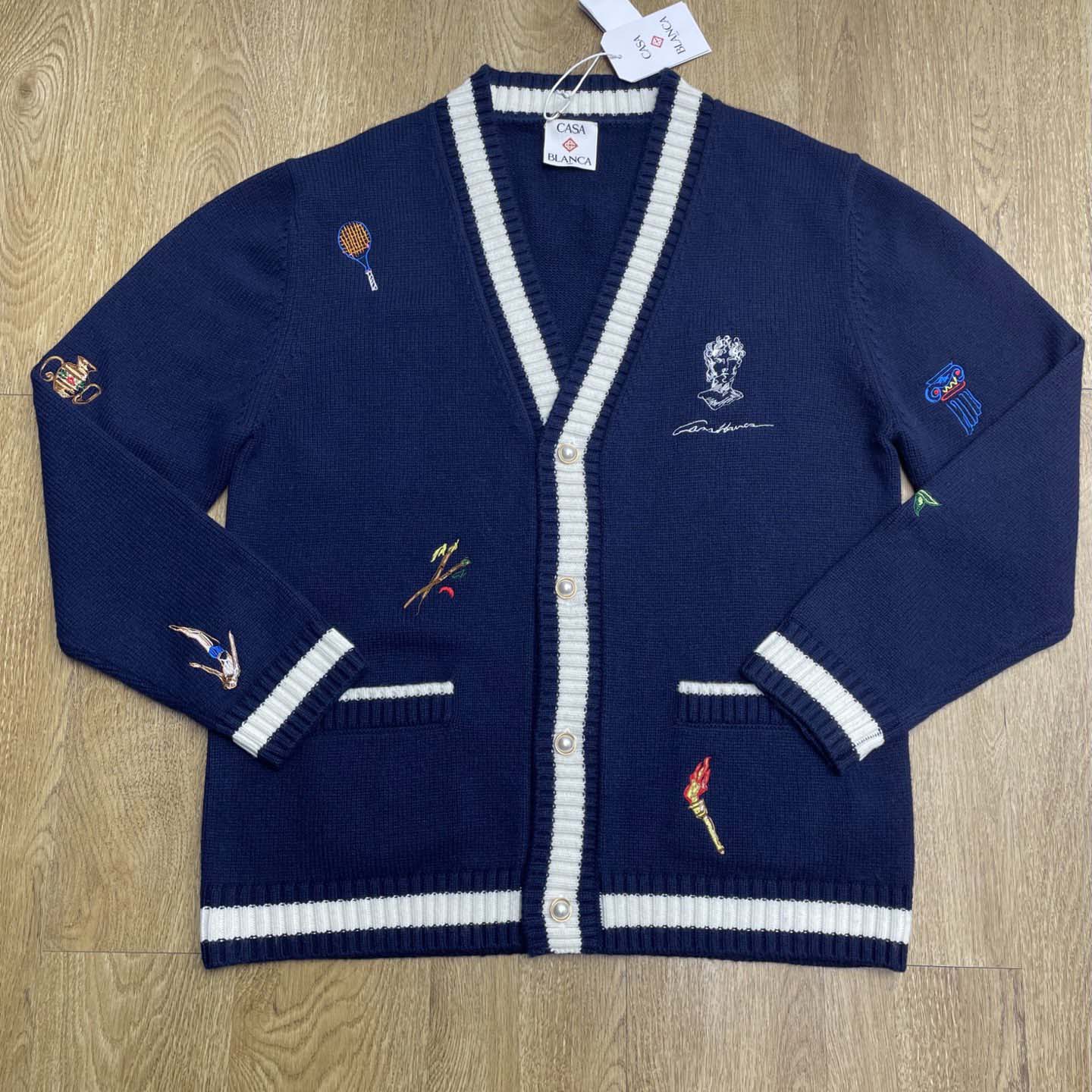 Casablanca Cashmere Cardigan   D0109 - DesignerGu