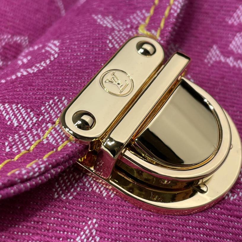 Louis Vuitton Monogram Denim Baggy PM Shoulder Bag  (30x22x13cm) - DesignerGu