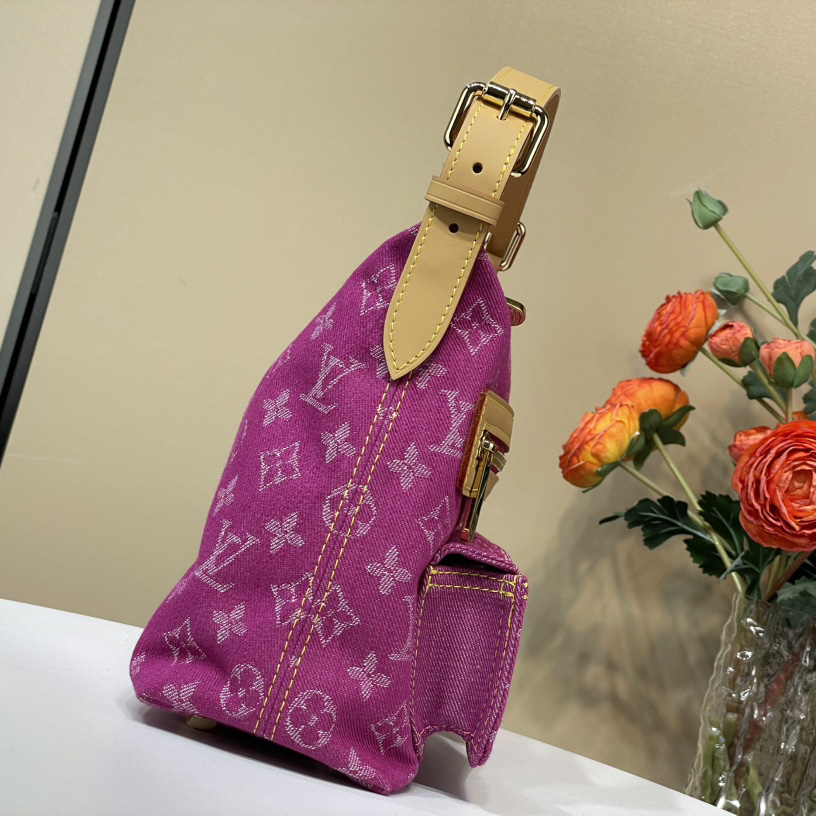 Louis Vuitton Monogram Denim Baggy PM Shoulder Bag  (30x22x13cm) - DesignerGu