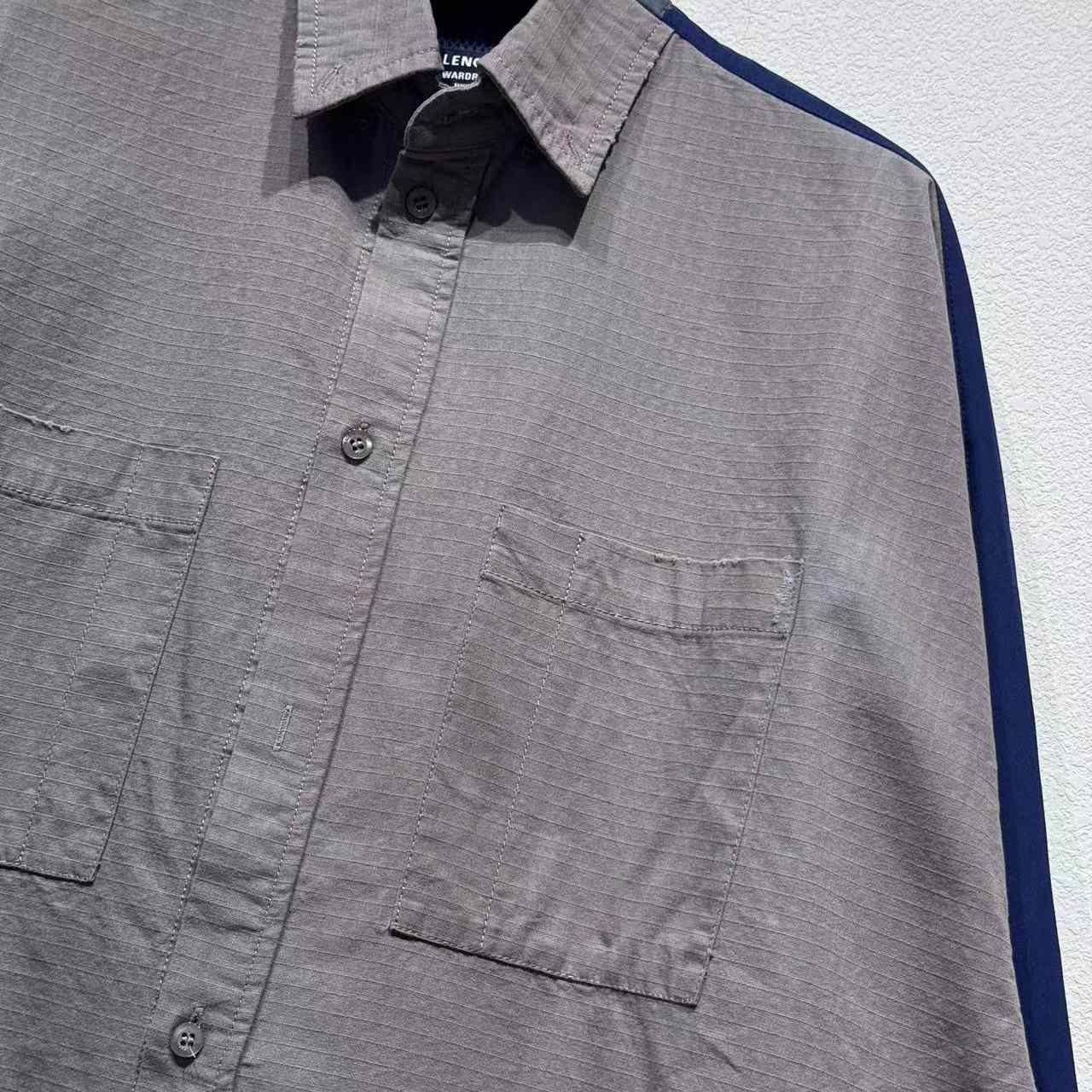 Balenciaga Natural Shirt With Pockets - DesignerGu