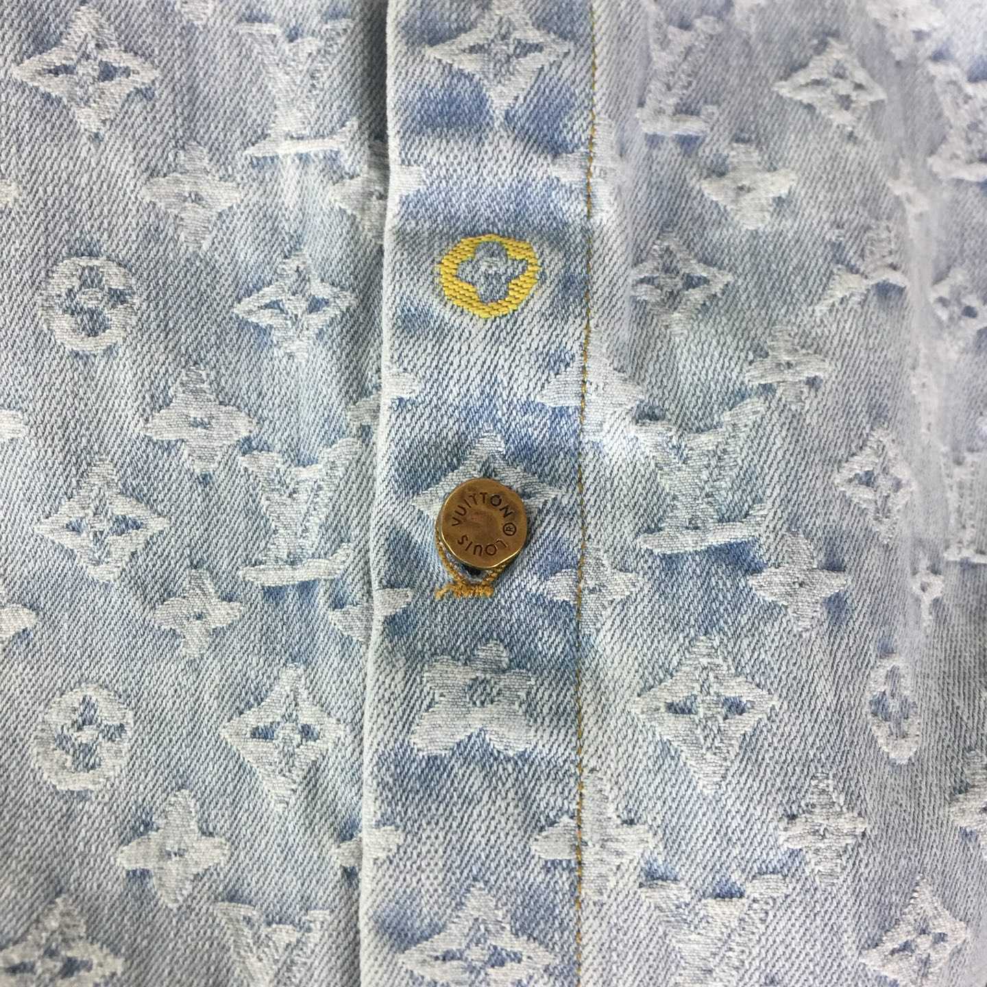 Louis Vuitton Tyler Colorful Card Denim Shirt - DesignerGu