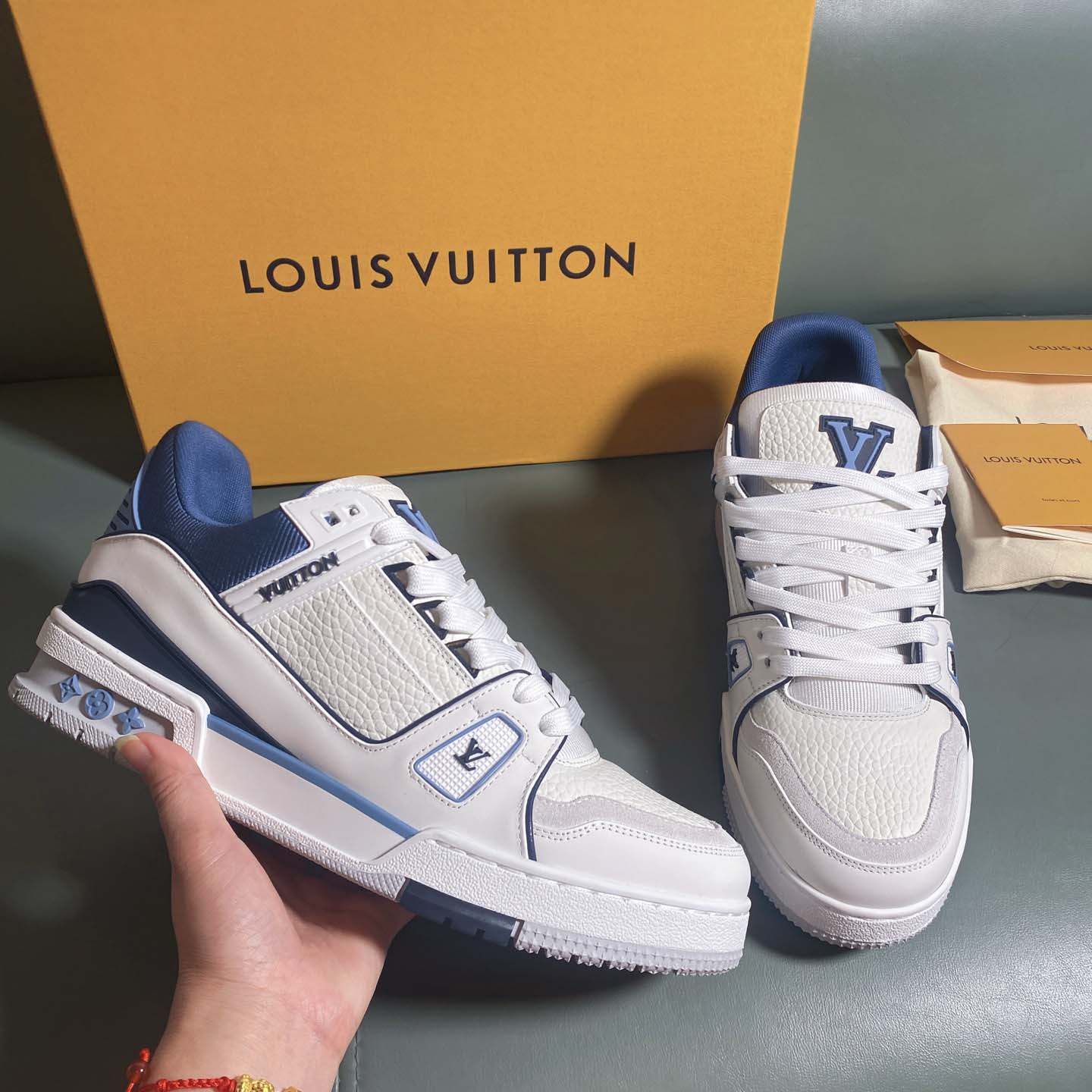 Louis Vuitton LV Trainer Sneaker     - DesignerGu