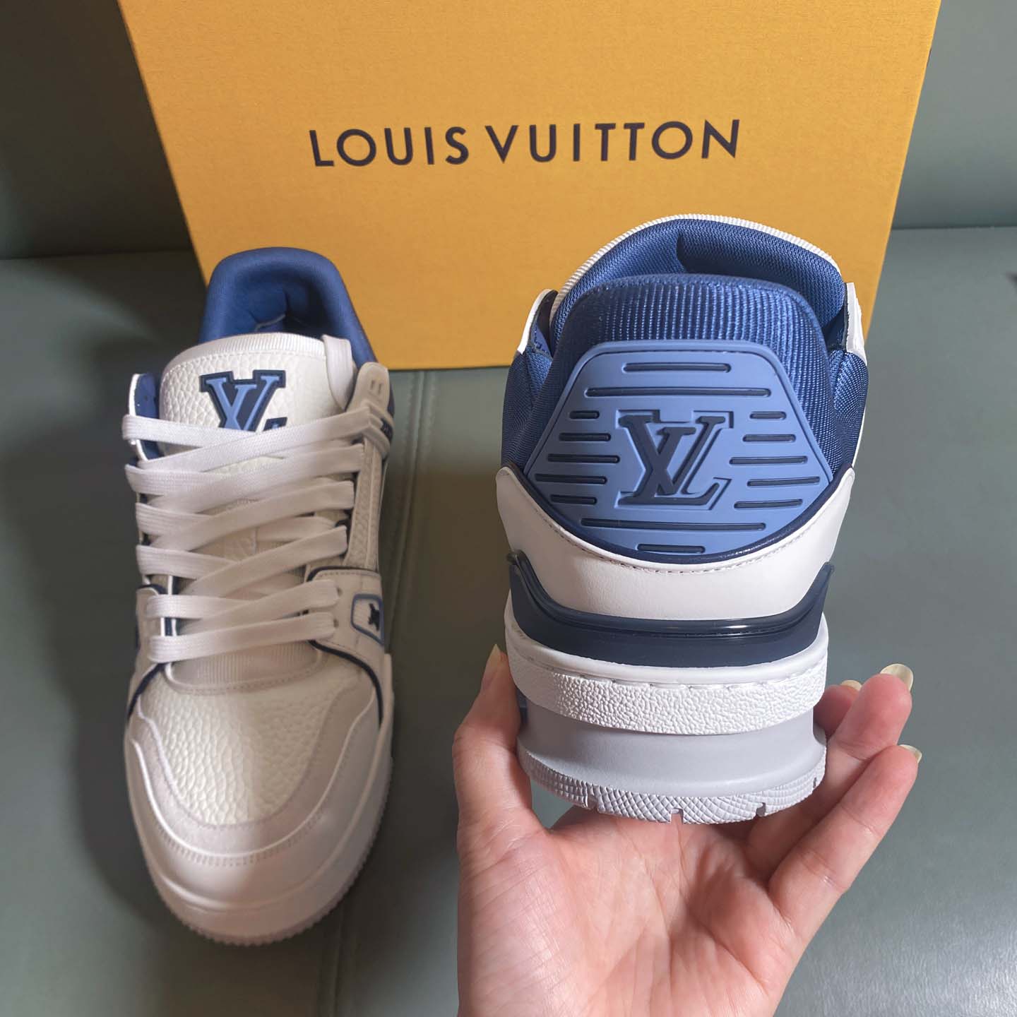 Louis Vuitton LV Trainer Sneaker     - DesignerGu