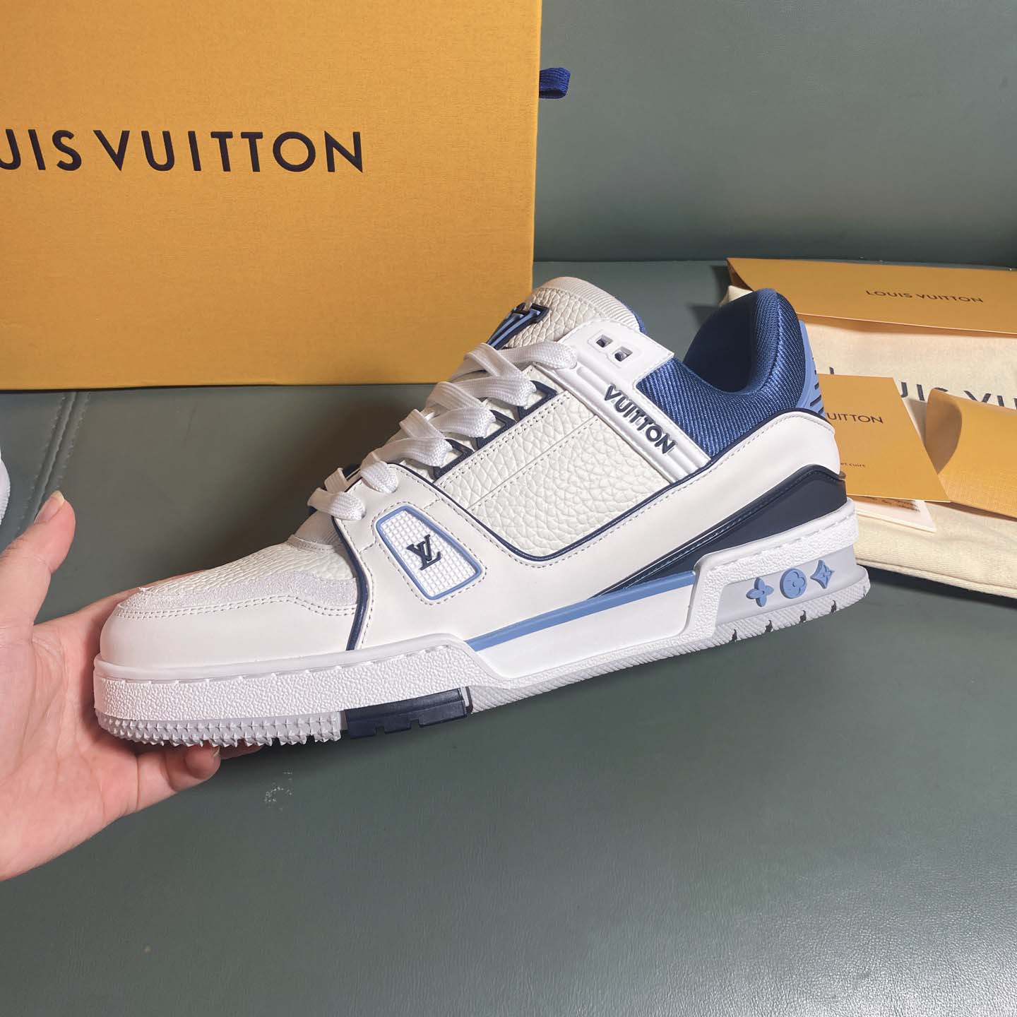 Louis Vuitton LV Trainer Sneaker     - DesignerGu