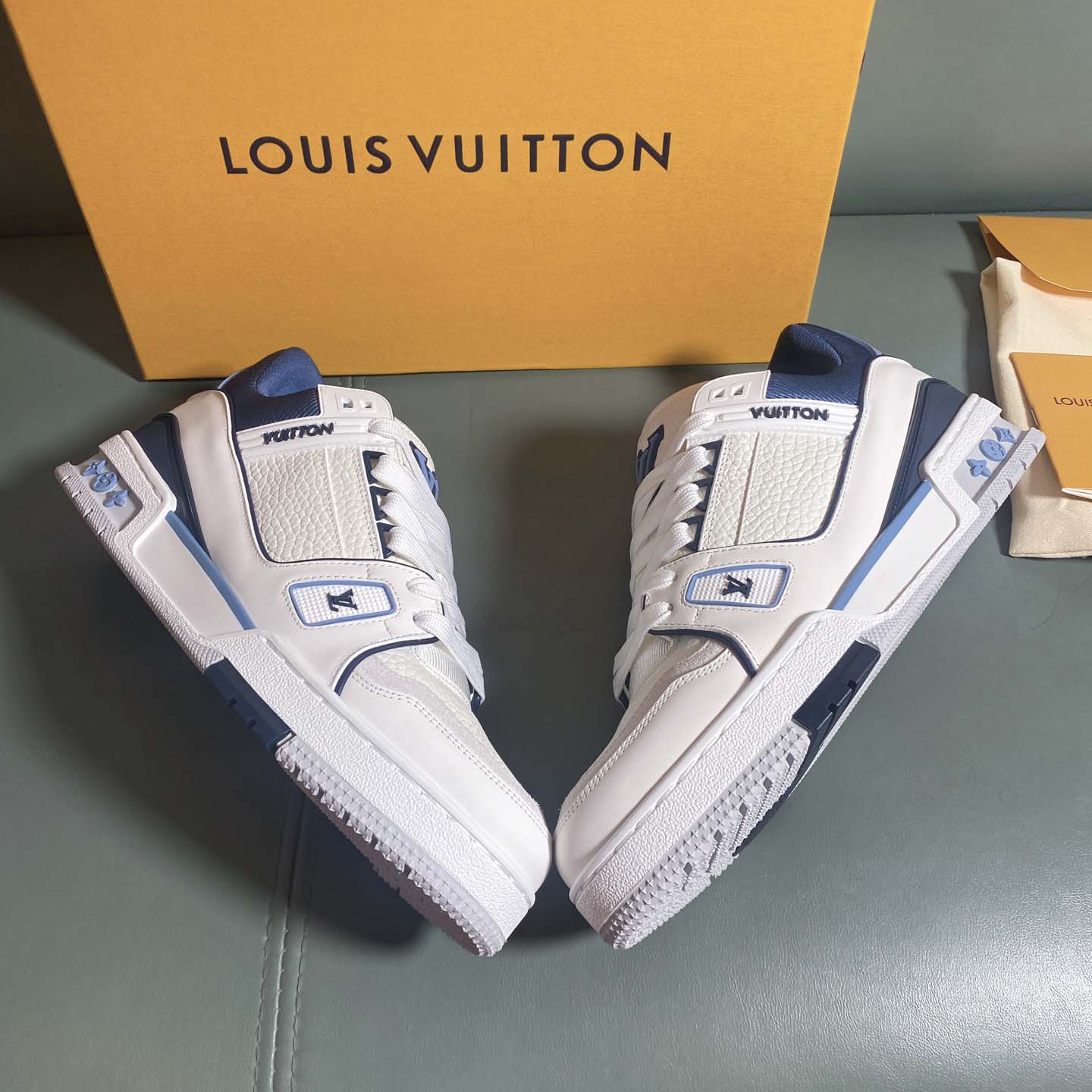 Louis Vuitton LV Trainer Sneaker     - DesignerGu
